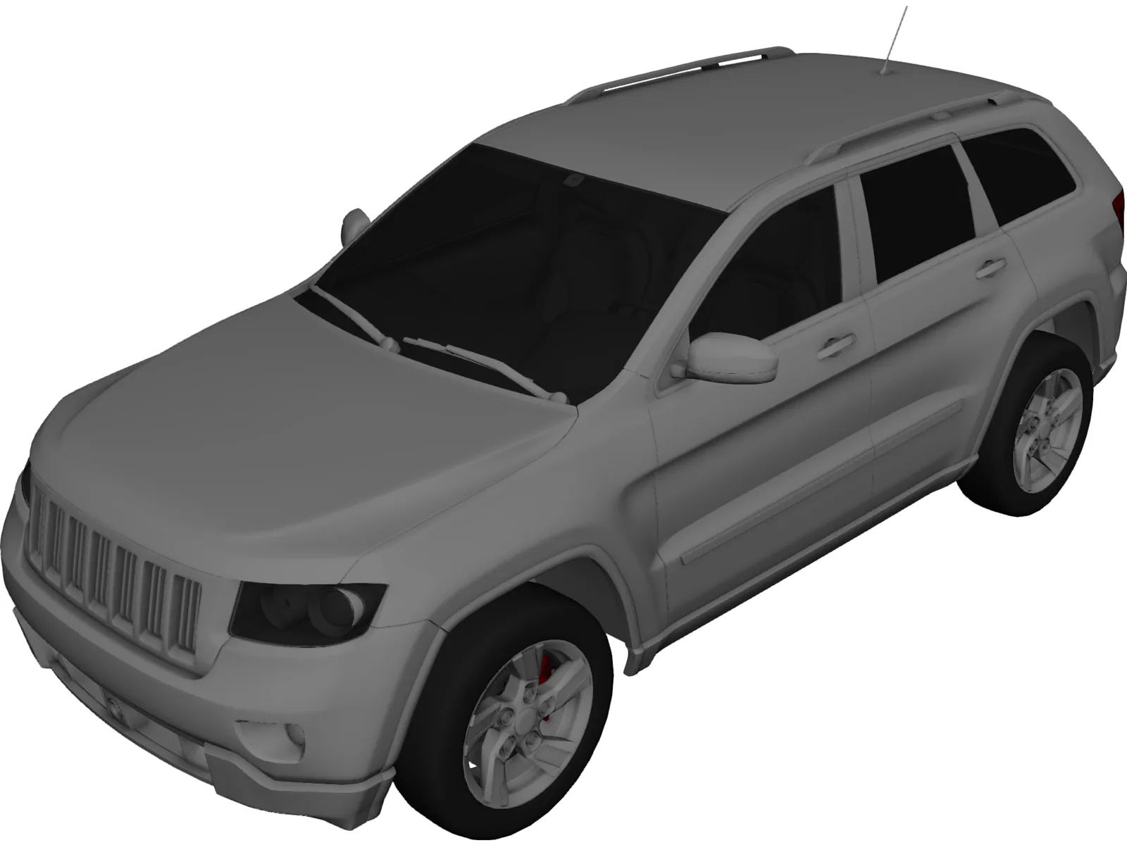 Jeep Grand Cherokee 3D Model main preview