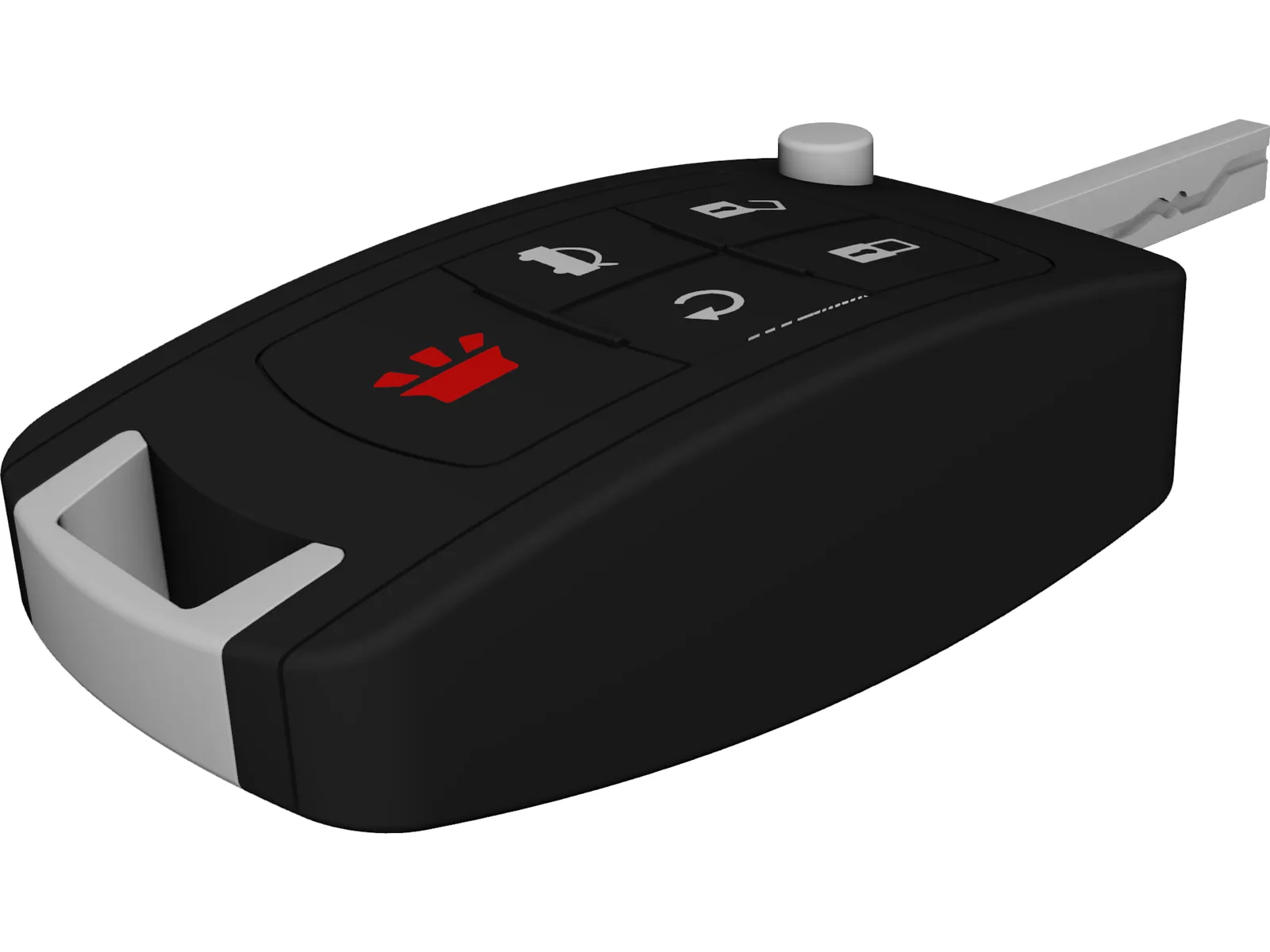Electronic Car Key 3D Model main preview