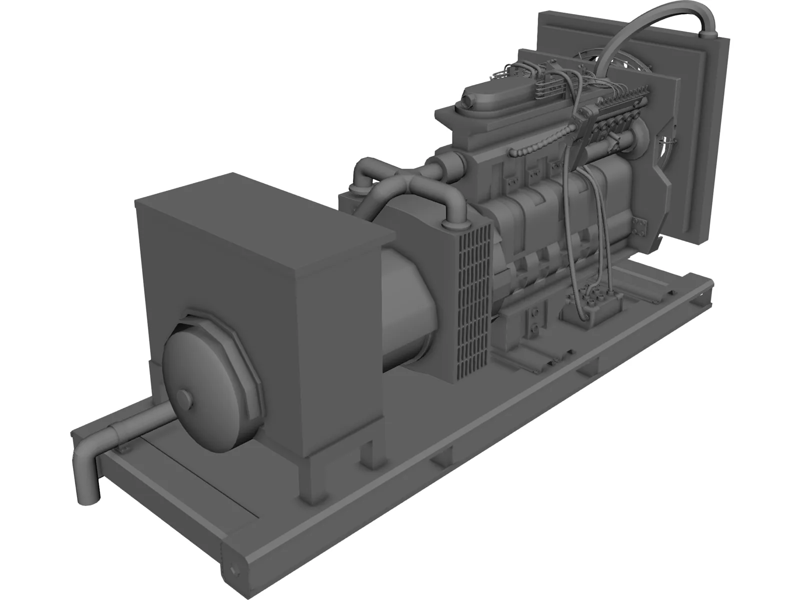 Generator 3D Model main preview