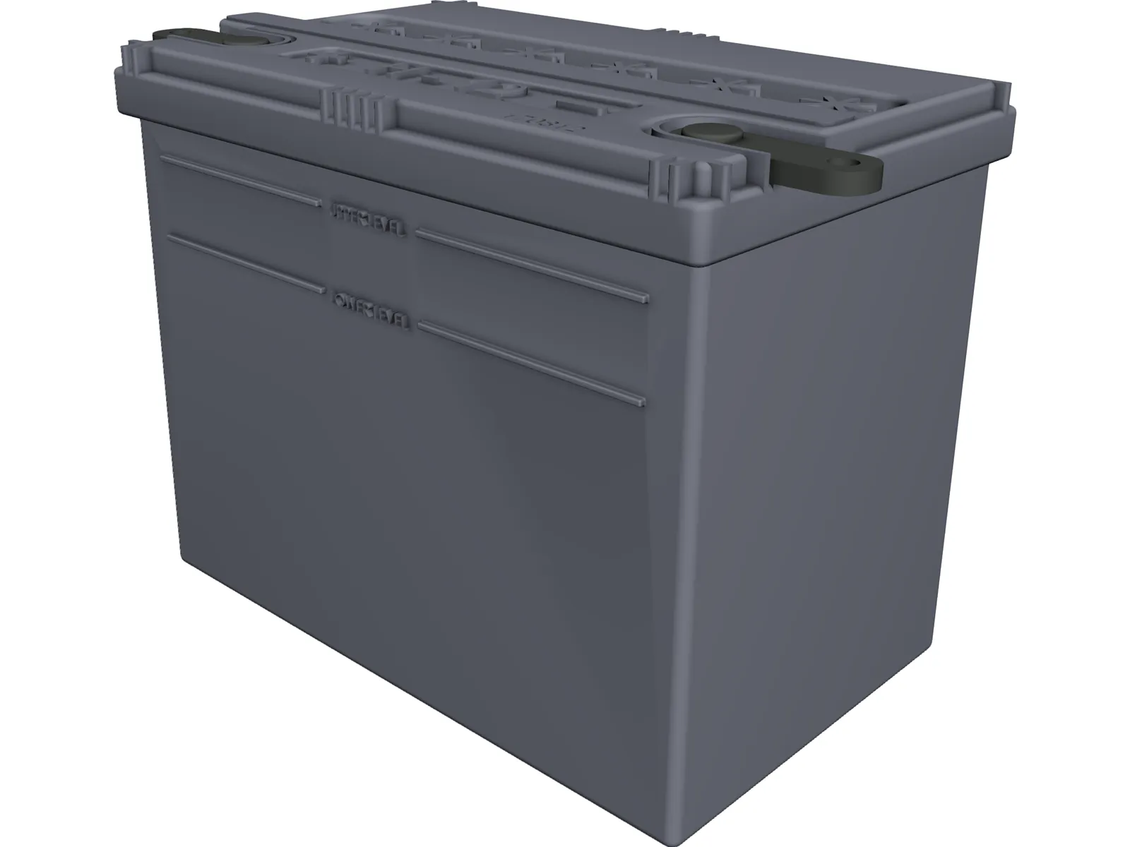 Battery 3D Model main preview