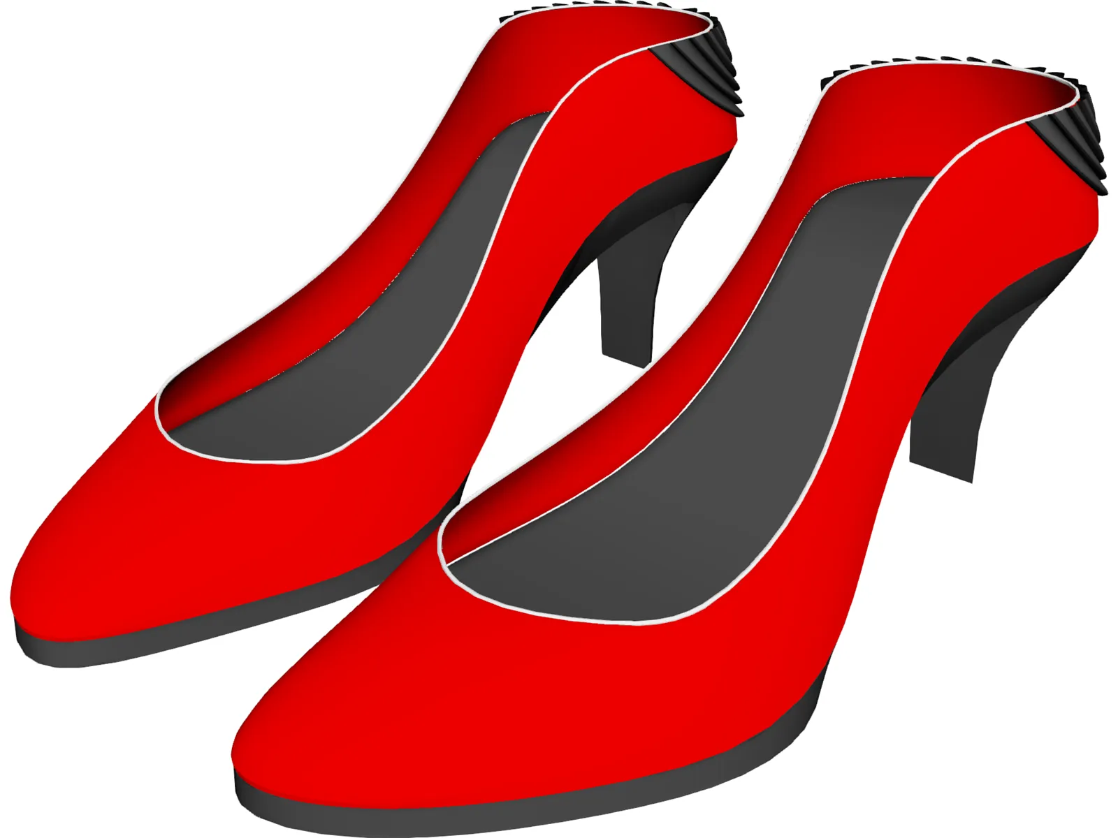 Clogs 3D Model main preview