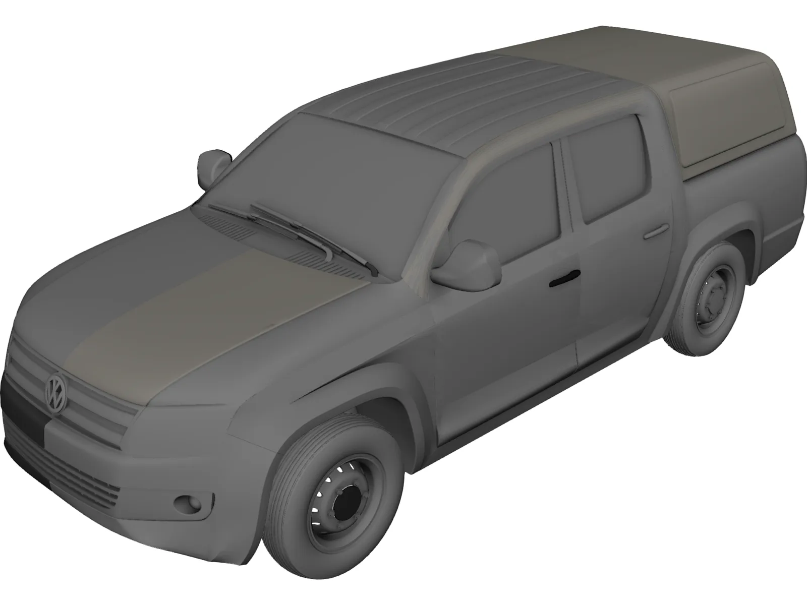 Volkswagen Amarok 3D Model main preview