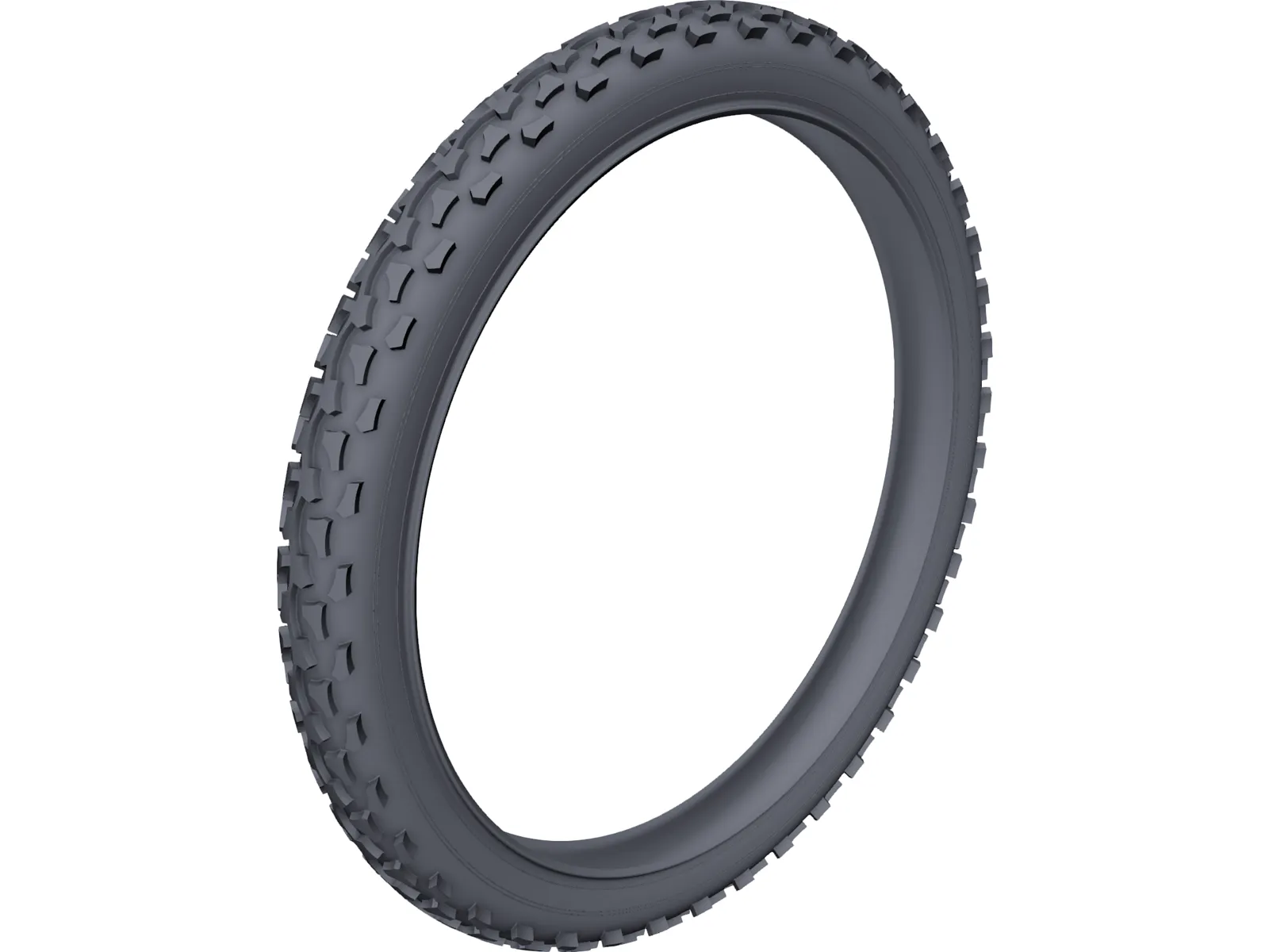 Tyre Bicycle 3D Model main preview