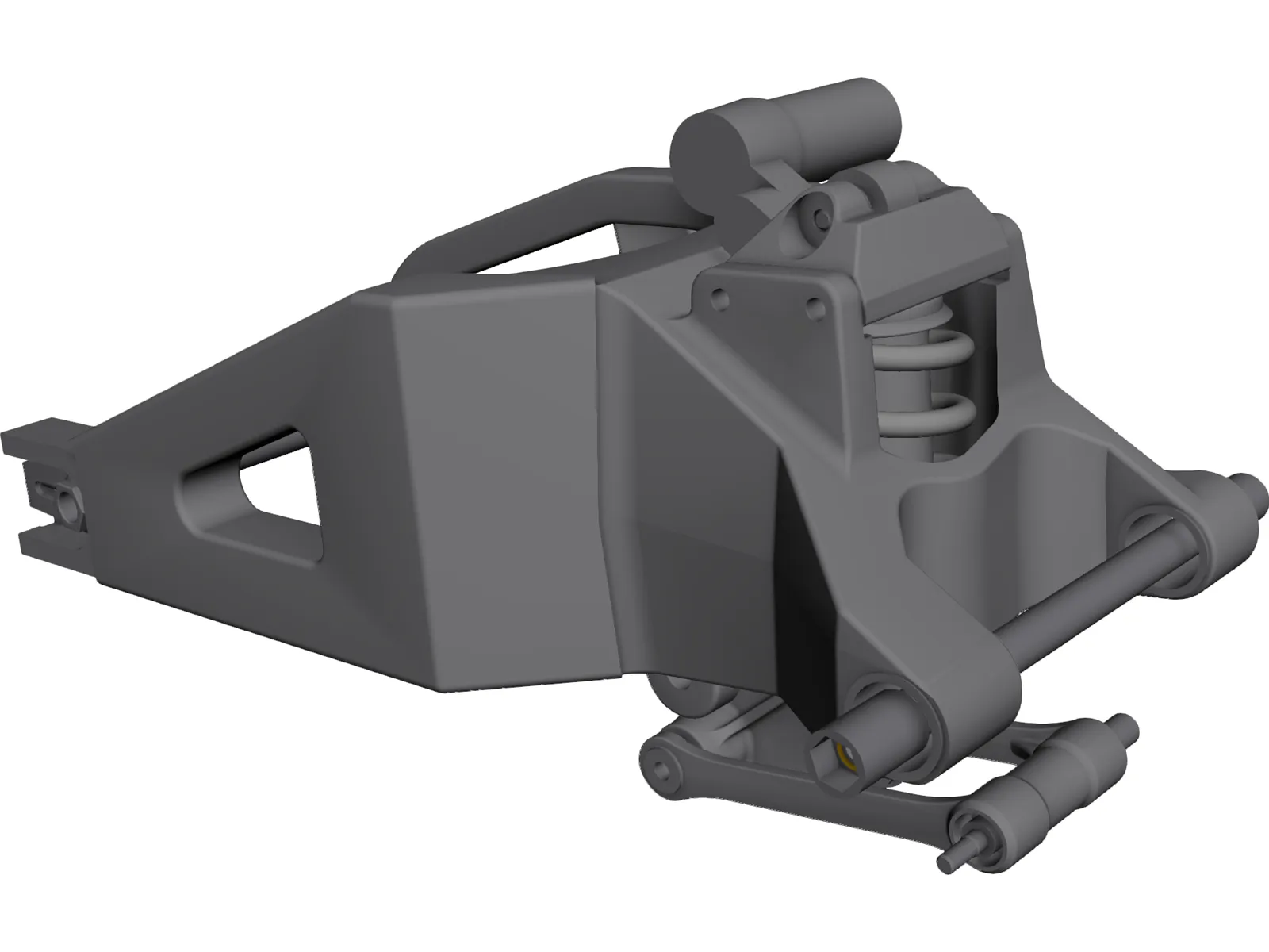 Honda CBR600RR Swingarm 3D Model main preview