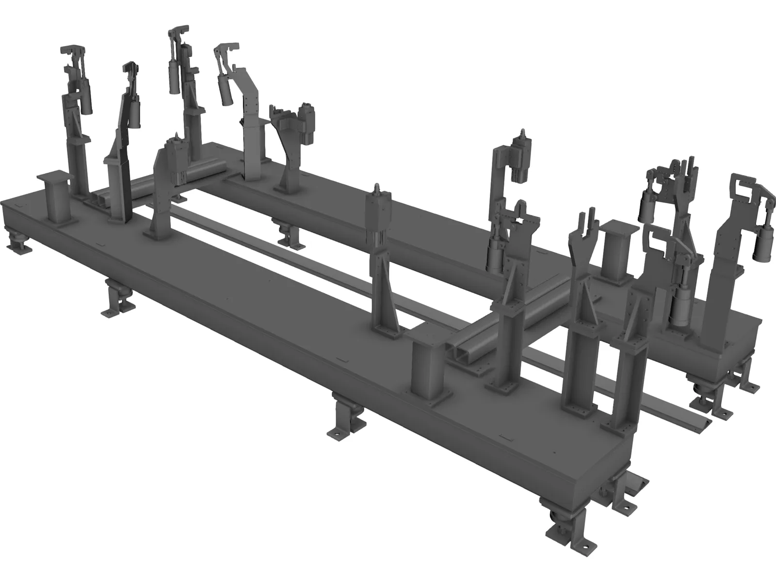 Vehicle Body Fixture 3D Model main preview