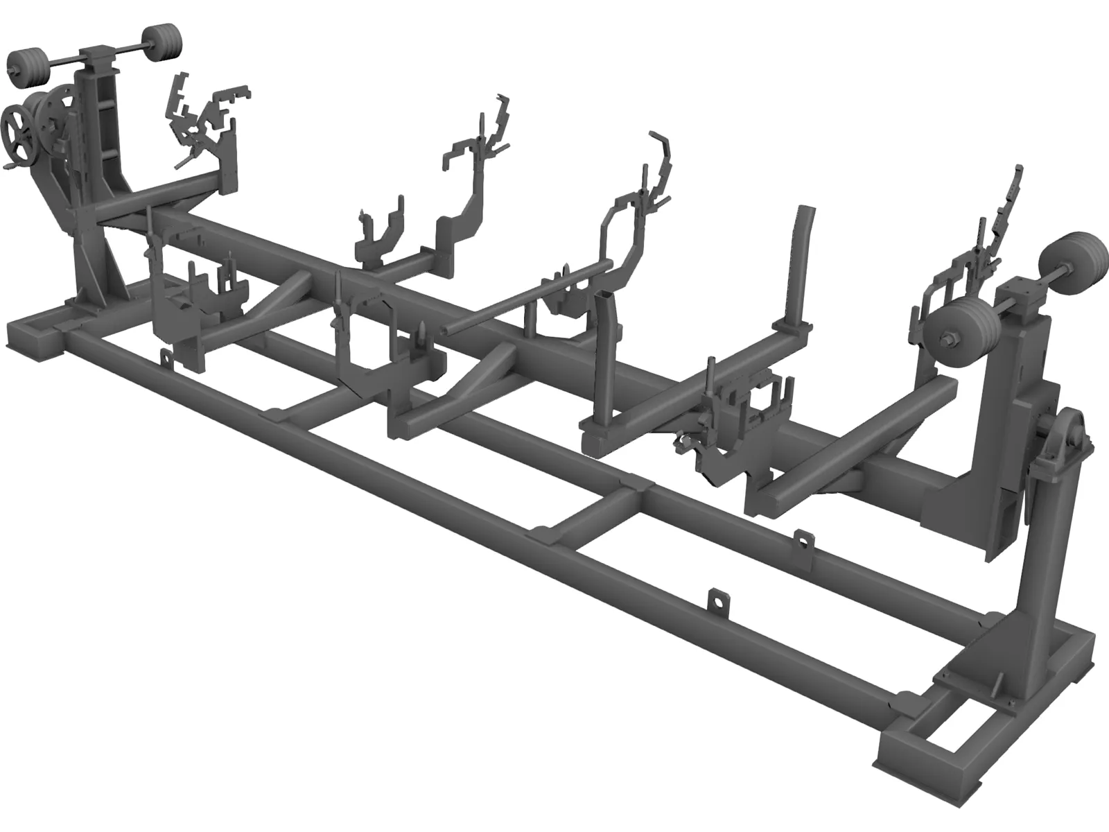 Body DT Test Jig 3D Model main preview
