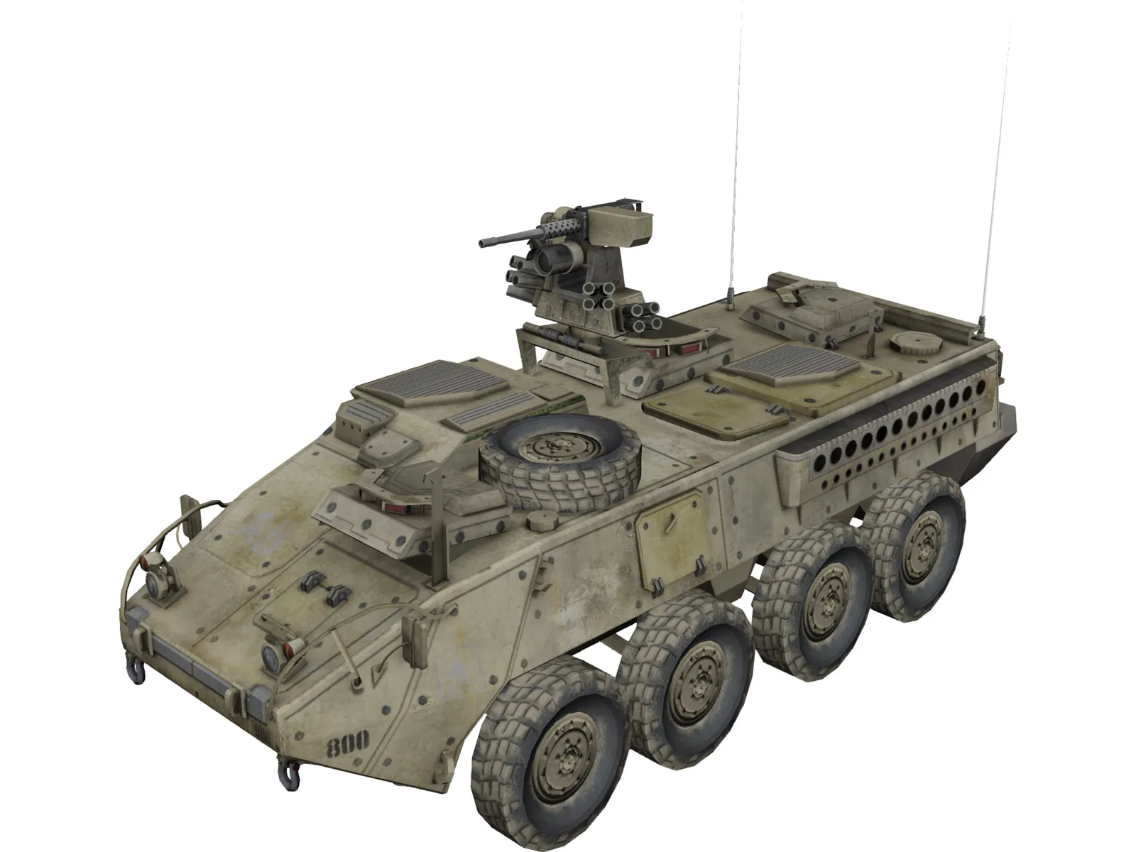 Stryker ICV 3D Model main preview