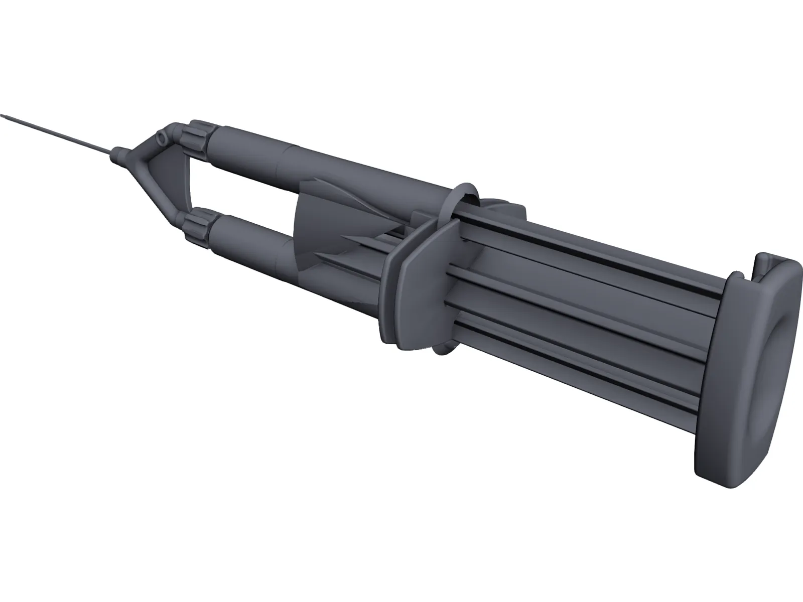 Syringe 3D Model main preview
