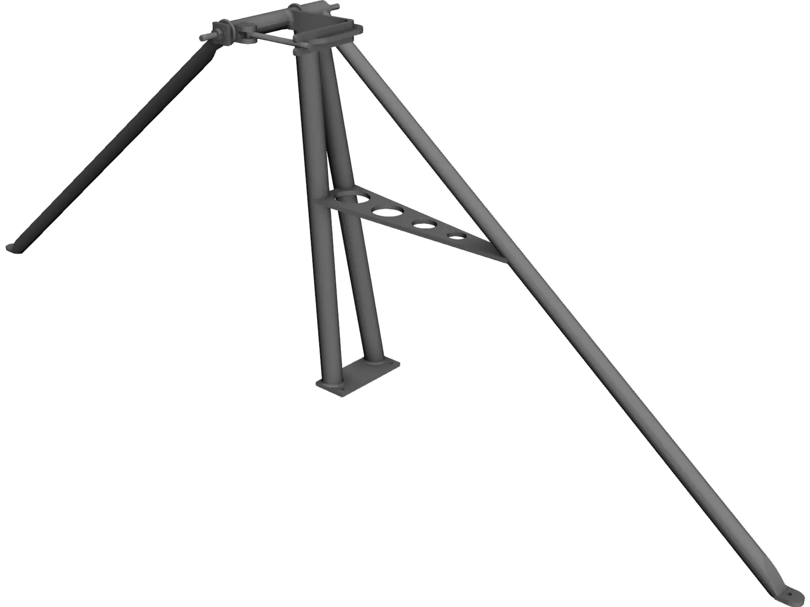Rowing Rigger 3D Model main preview