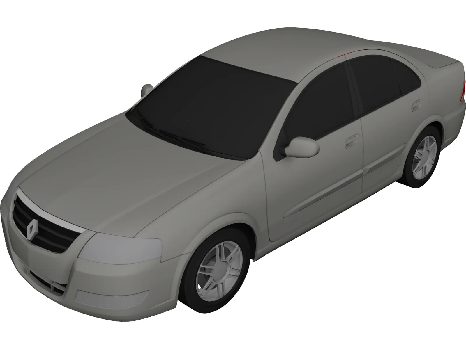 Renault Scala (2010) 3D Model main preview