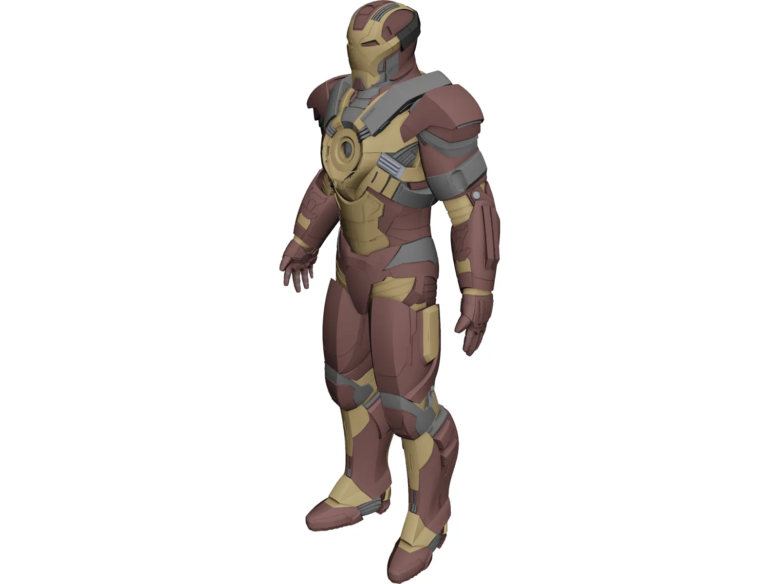 Iron Man Heartbreaker 3D Model main preview