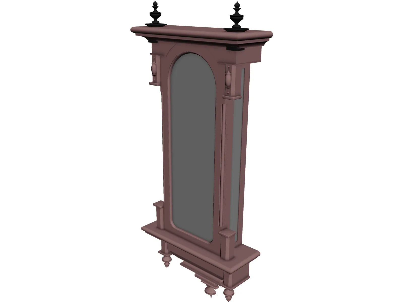 Wall Clock 3D Model main preview