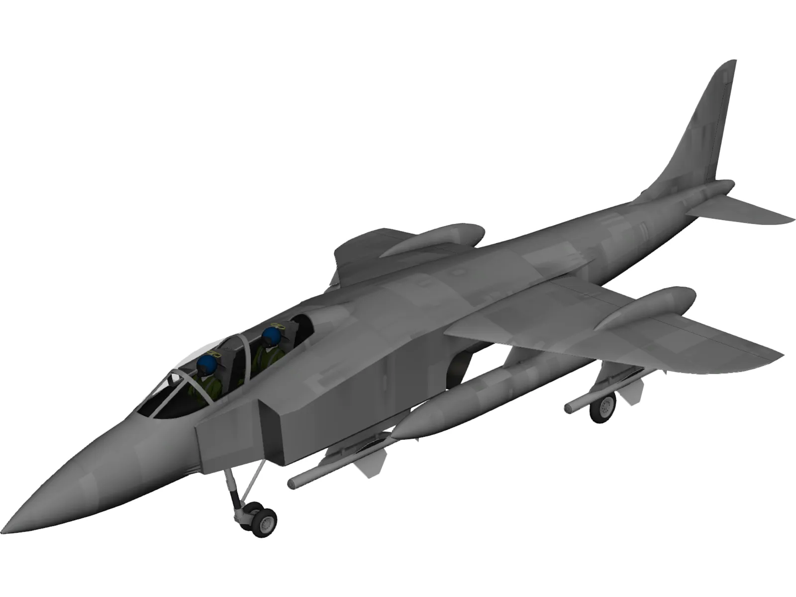 Hawker Siddeley P.1154 Royal Navy 3D Model main preview