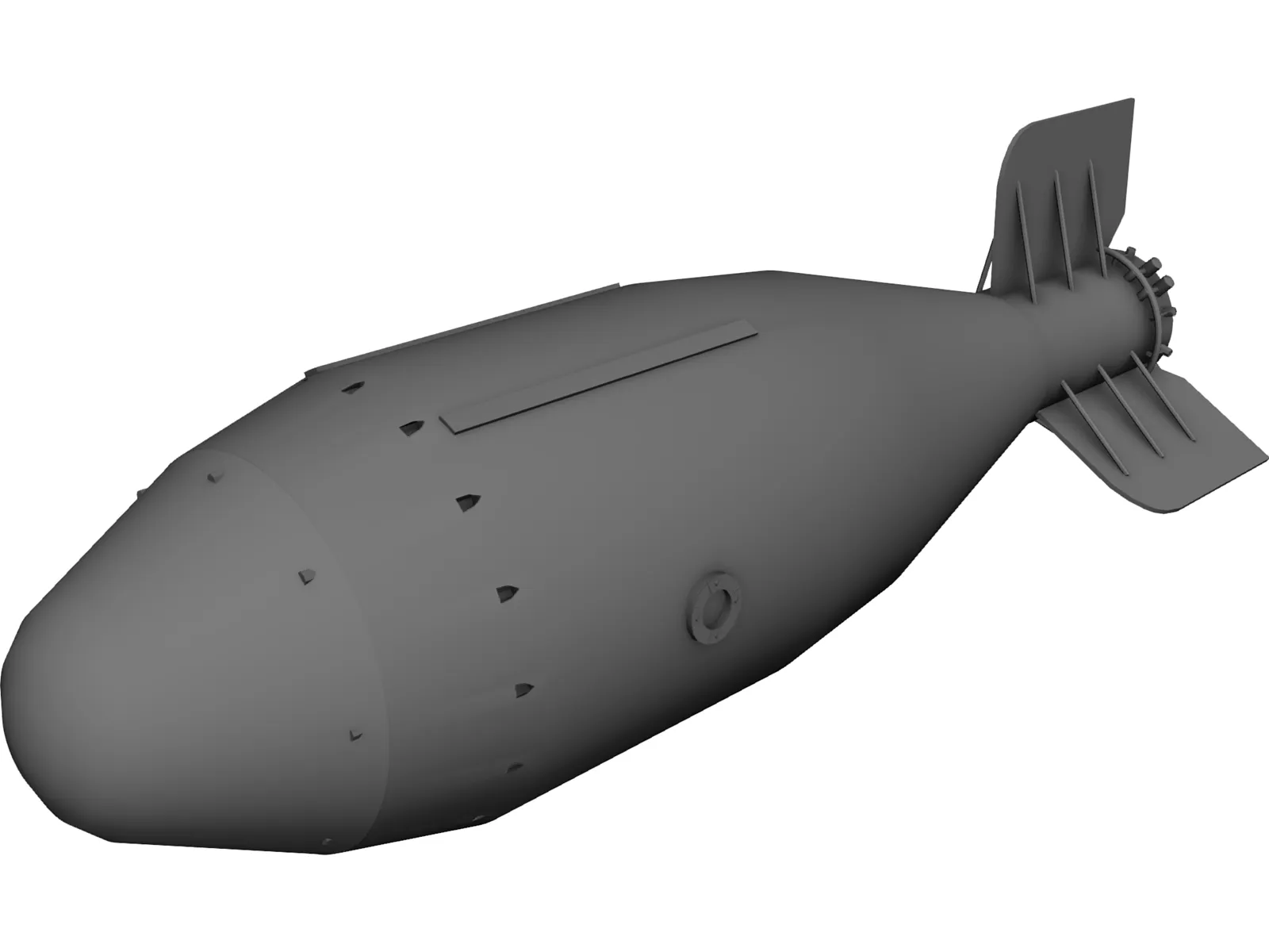 Tsar Bomba 3D Model main preview