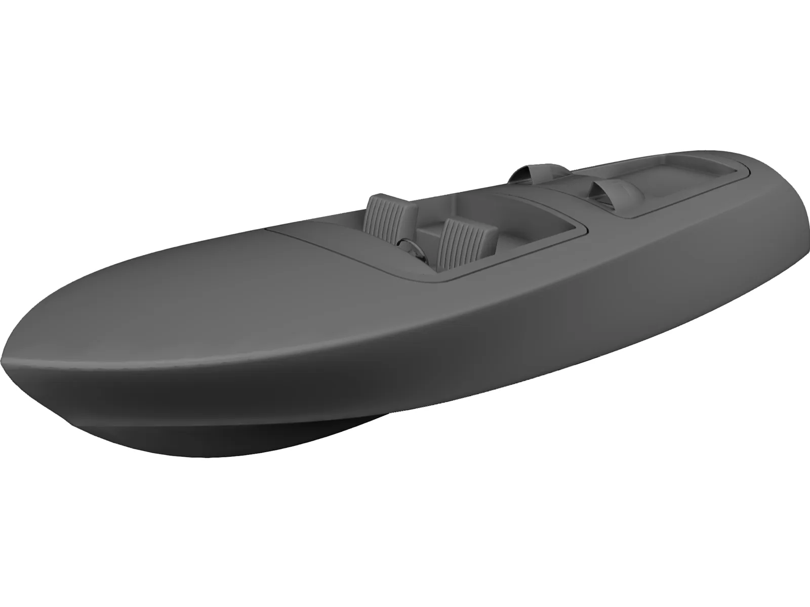 Riva Speed Boat 3D Model main preview