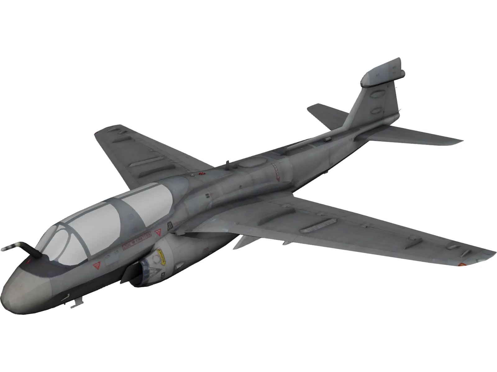 Grumman EA-6B Prowler 3D Model main preview
