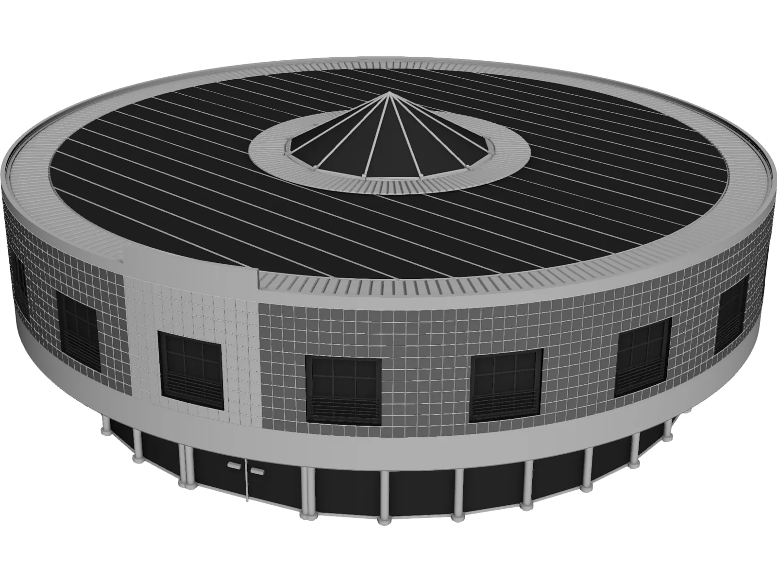 Stadium 3D Model main preview