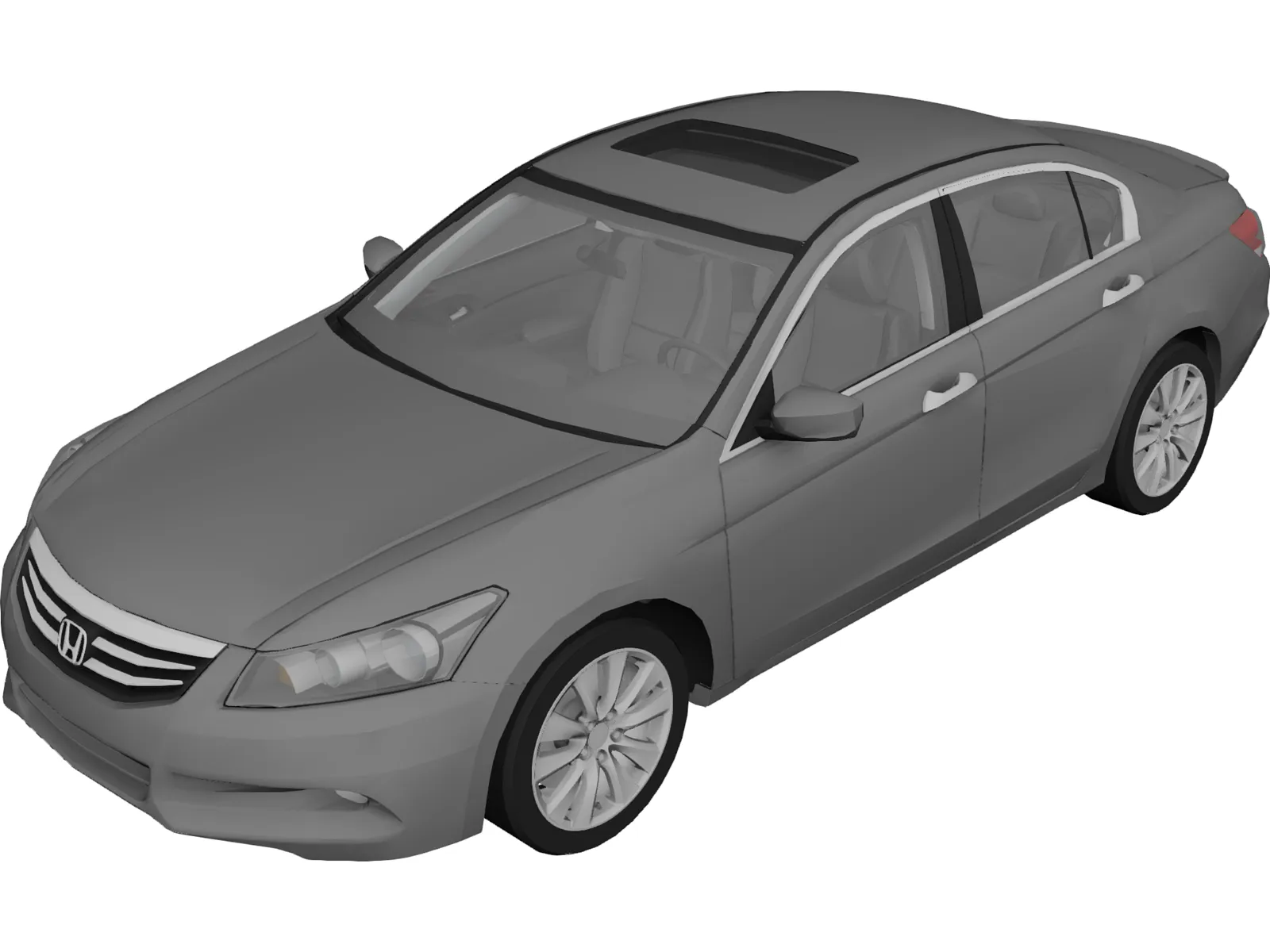 Honda Accord Sedan 3D Model main preview