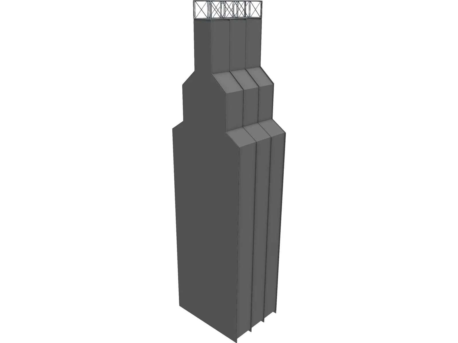 Grain Dryer 3D Model main preview