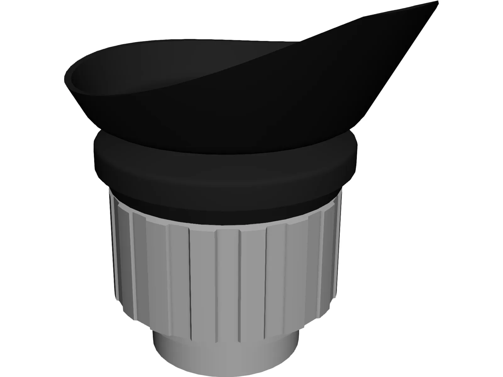 Eyepiece DIPOL 3D Model main preview
