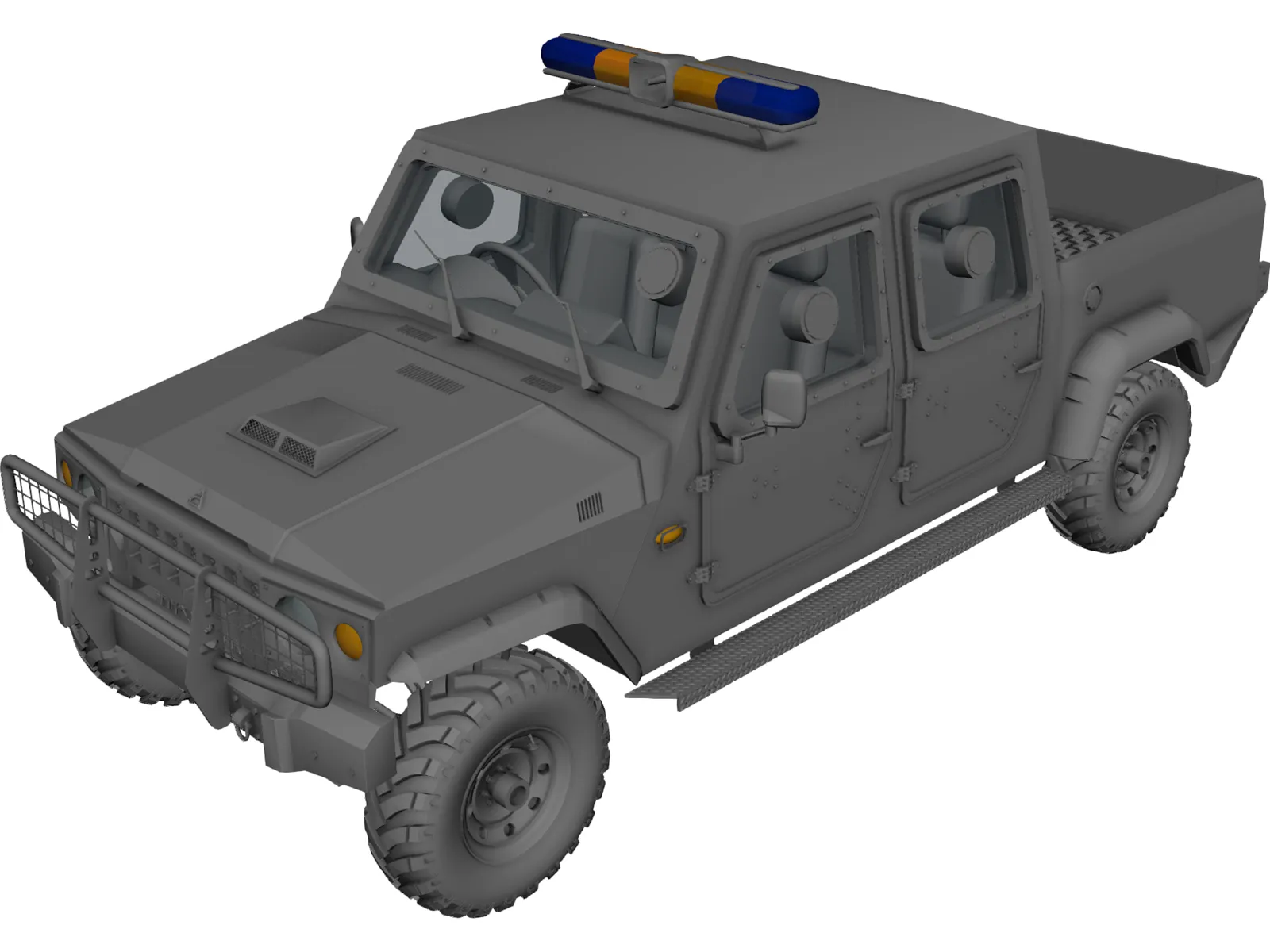 Jeep Agrale SUV 3D Model main preview