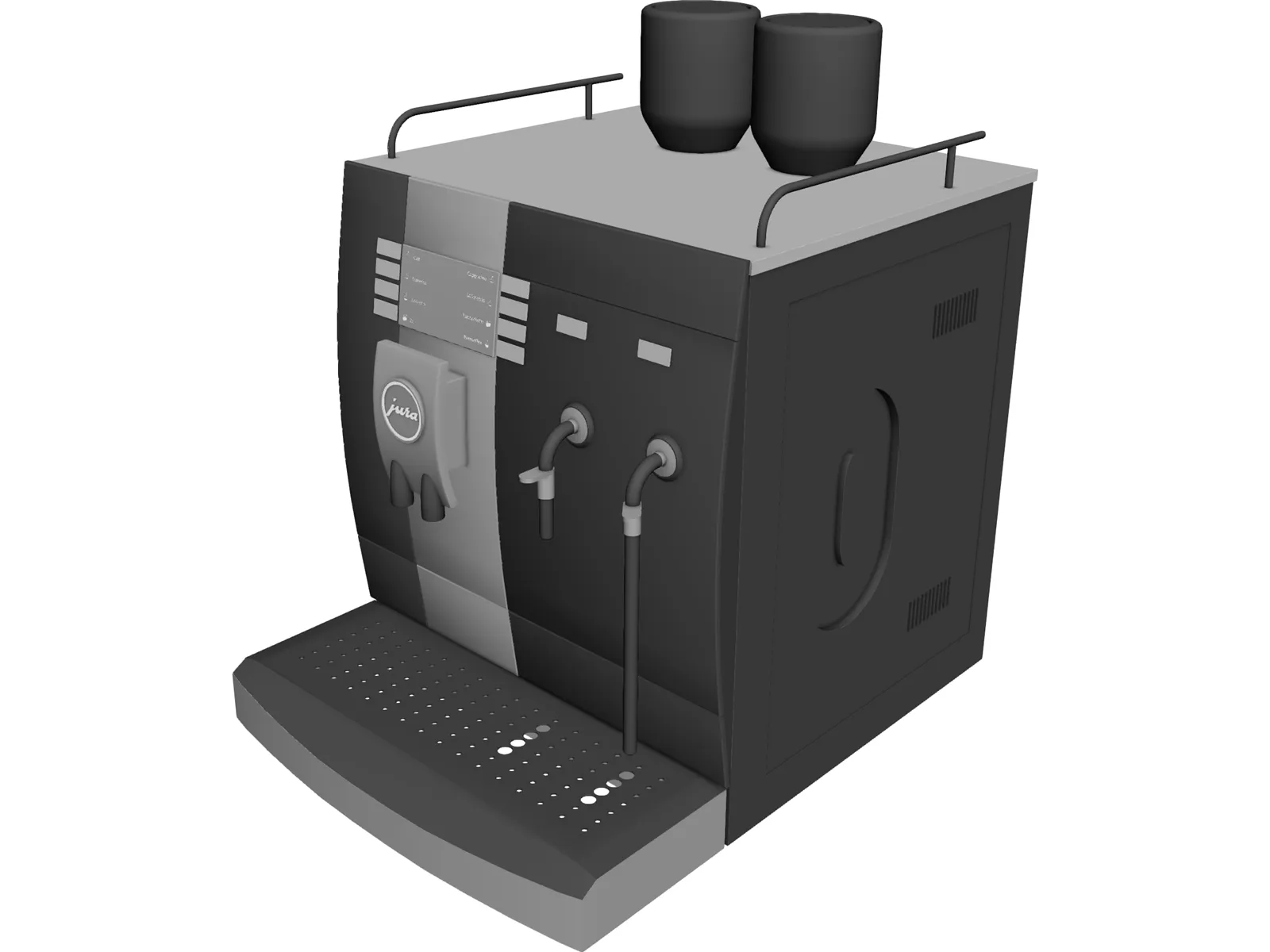 Coffee Maker Jura 3D Model main preview