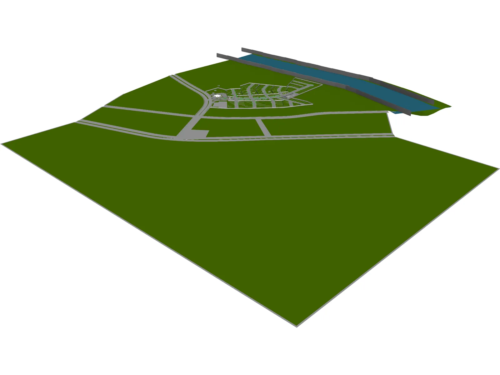 House 3D Model main preview
