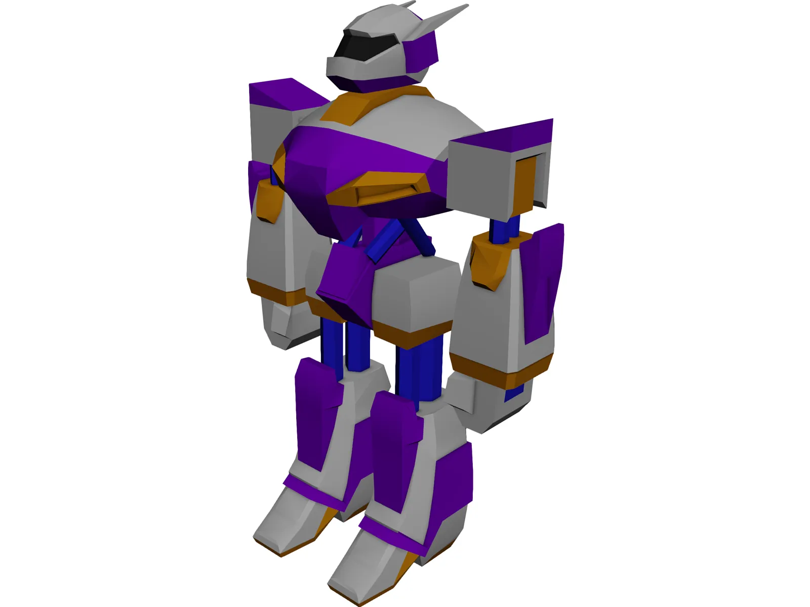 Robot 3D Model main preview