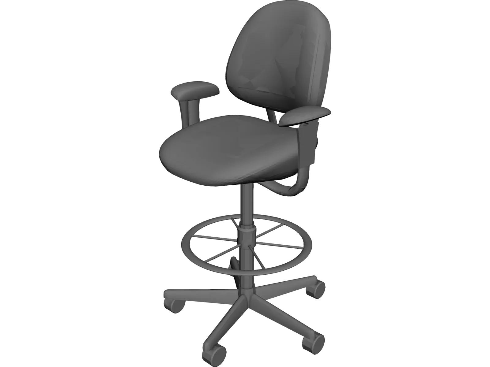 Office Chair 3D Model main preview
