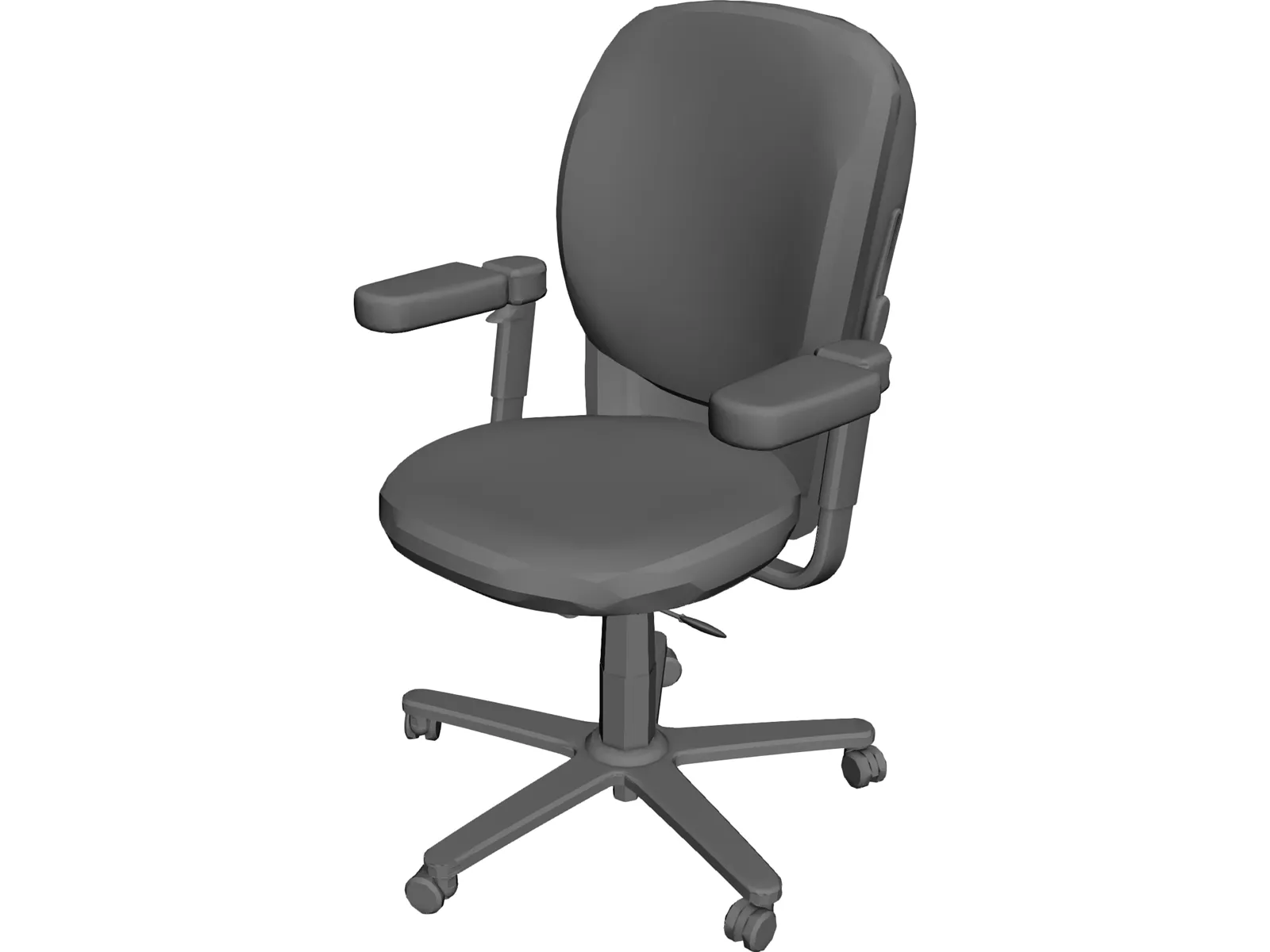Office Chair 3D Model main preview