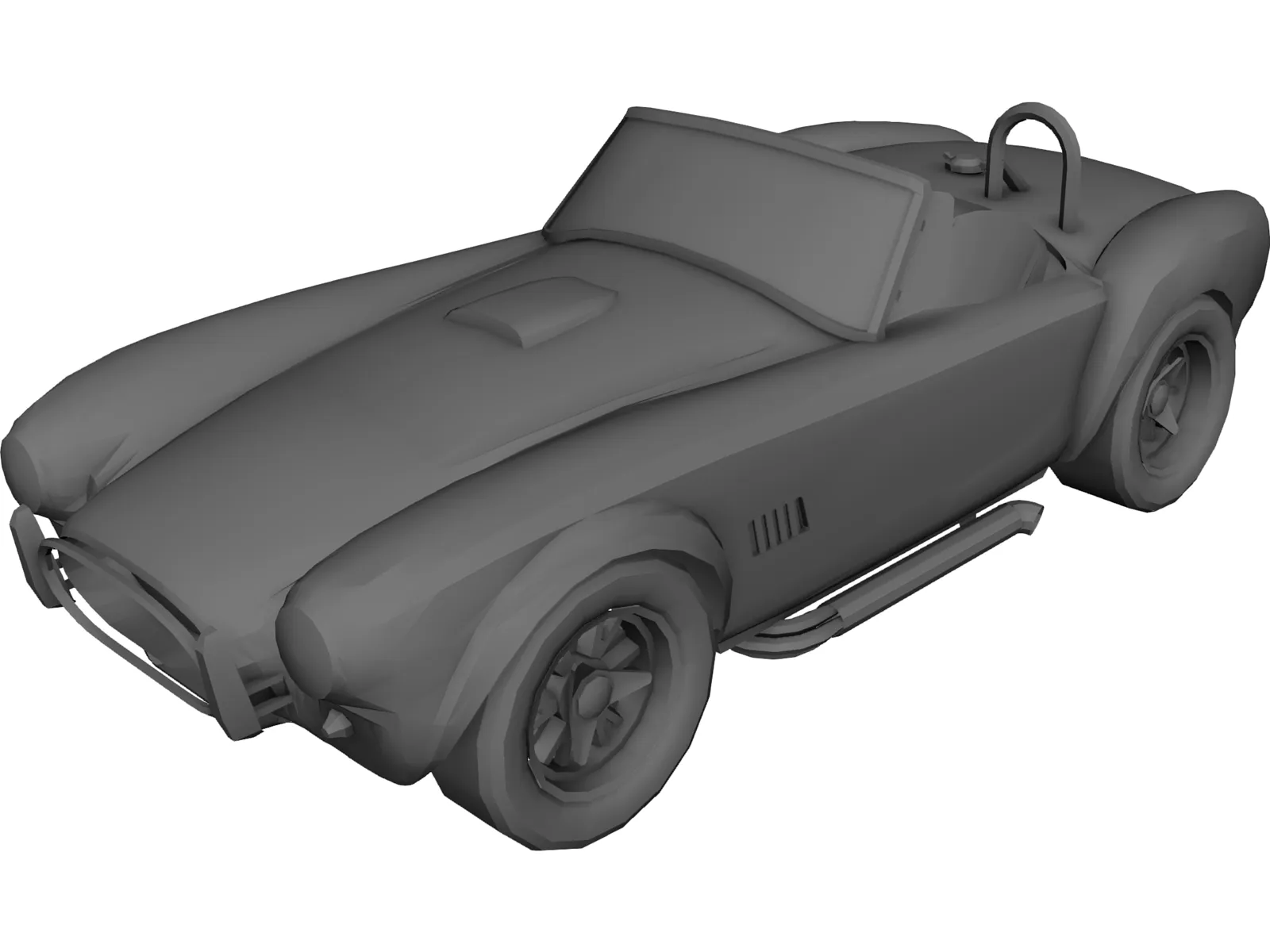 Shelby Cobra (1966) 3D Model main preview