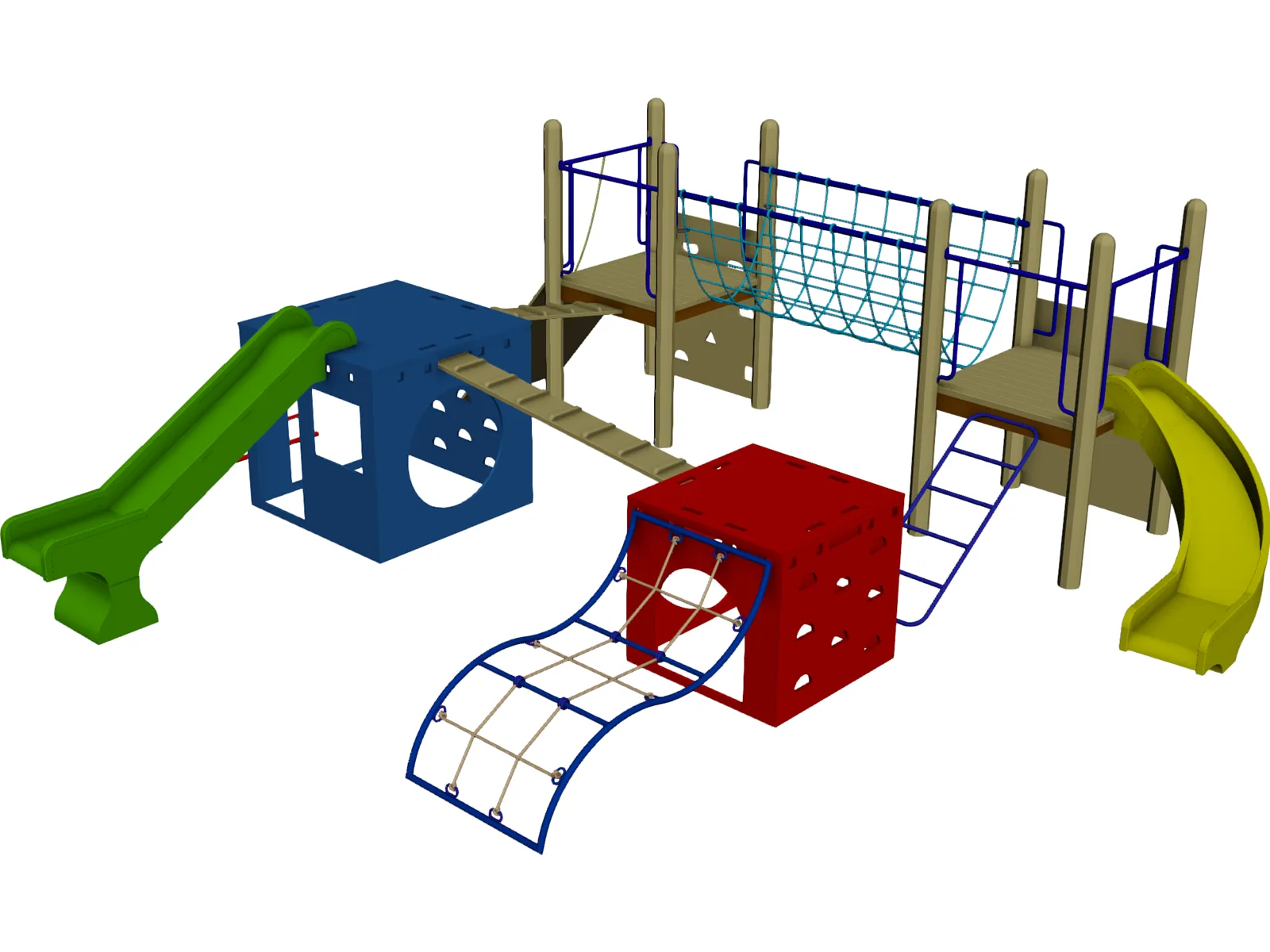 Playground 3D Model main preview