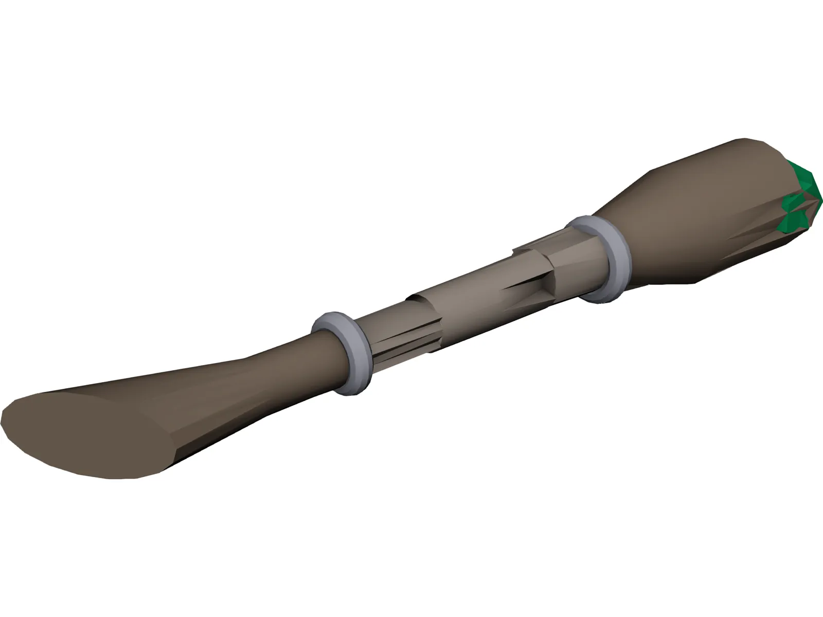 Staff Of Earth and Stone 3D Model main preview