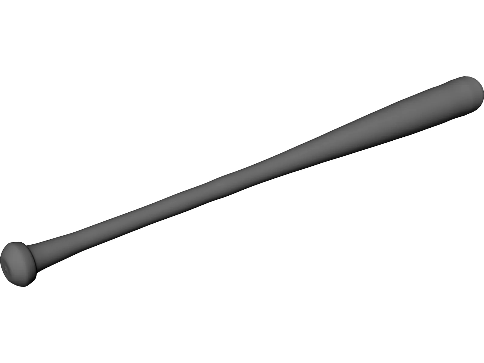Baseball Bat 3D Model main preview
