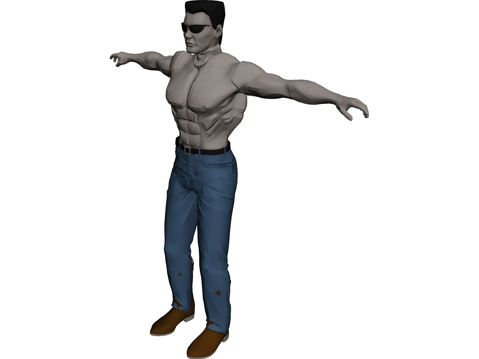 Man 3D Model main preview