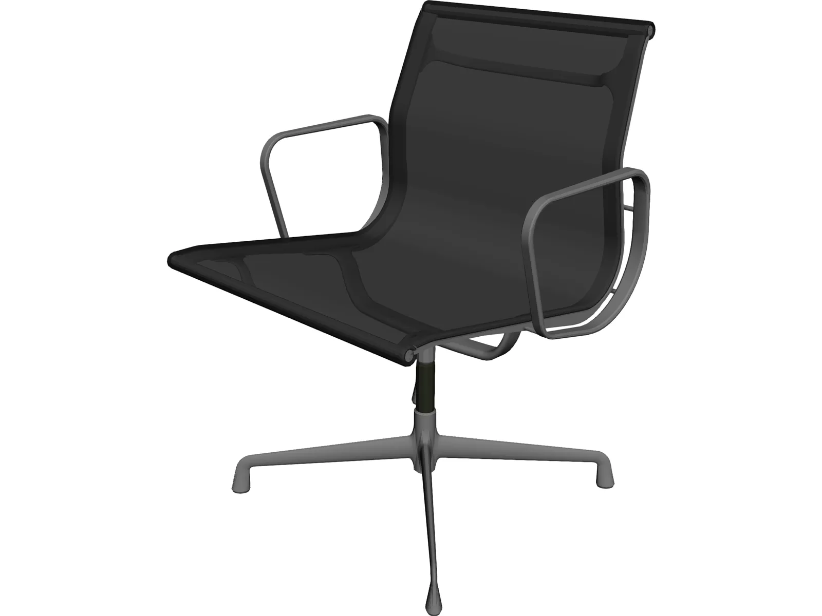 Eames Aluminum Group 3D Model main preview