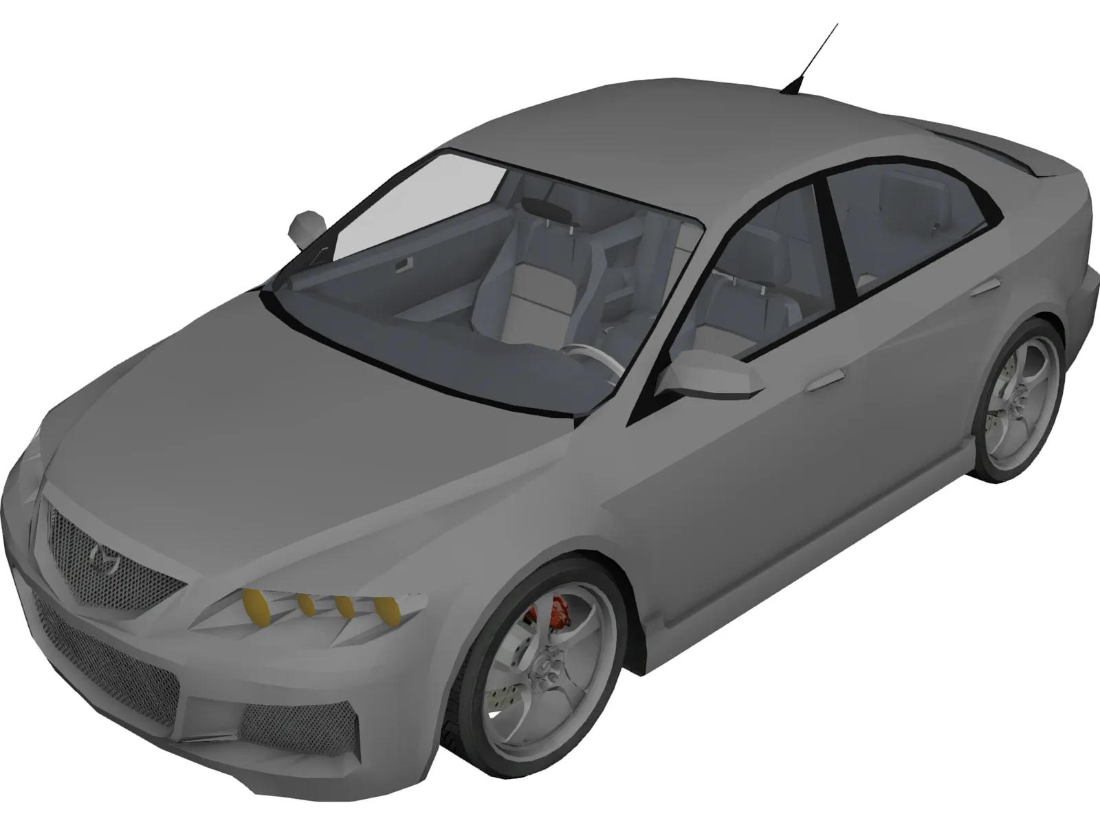 Mazda Atenza 3D Model main preview