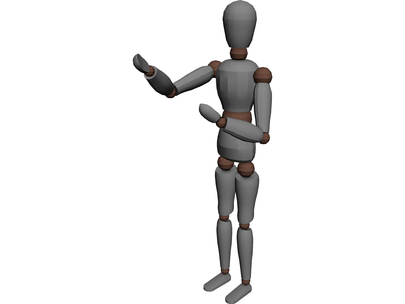 Mannequin 3D Model main preview