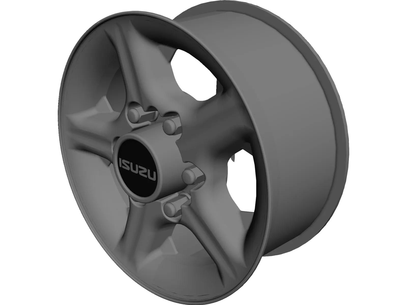 Wheel Isuzu 3D Model main preview