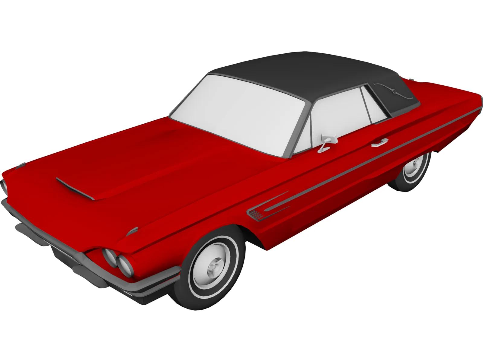 Ford Thunderbird (1964) 3D Model main preview