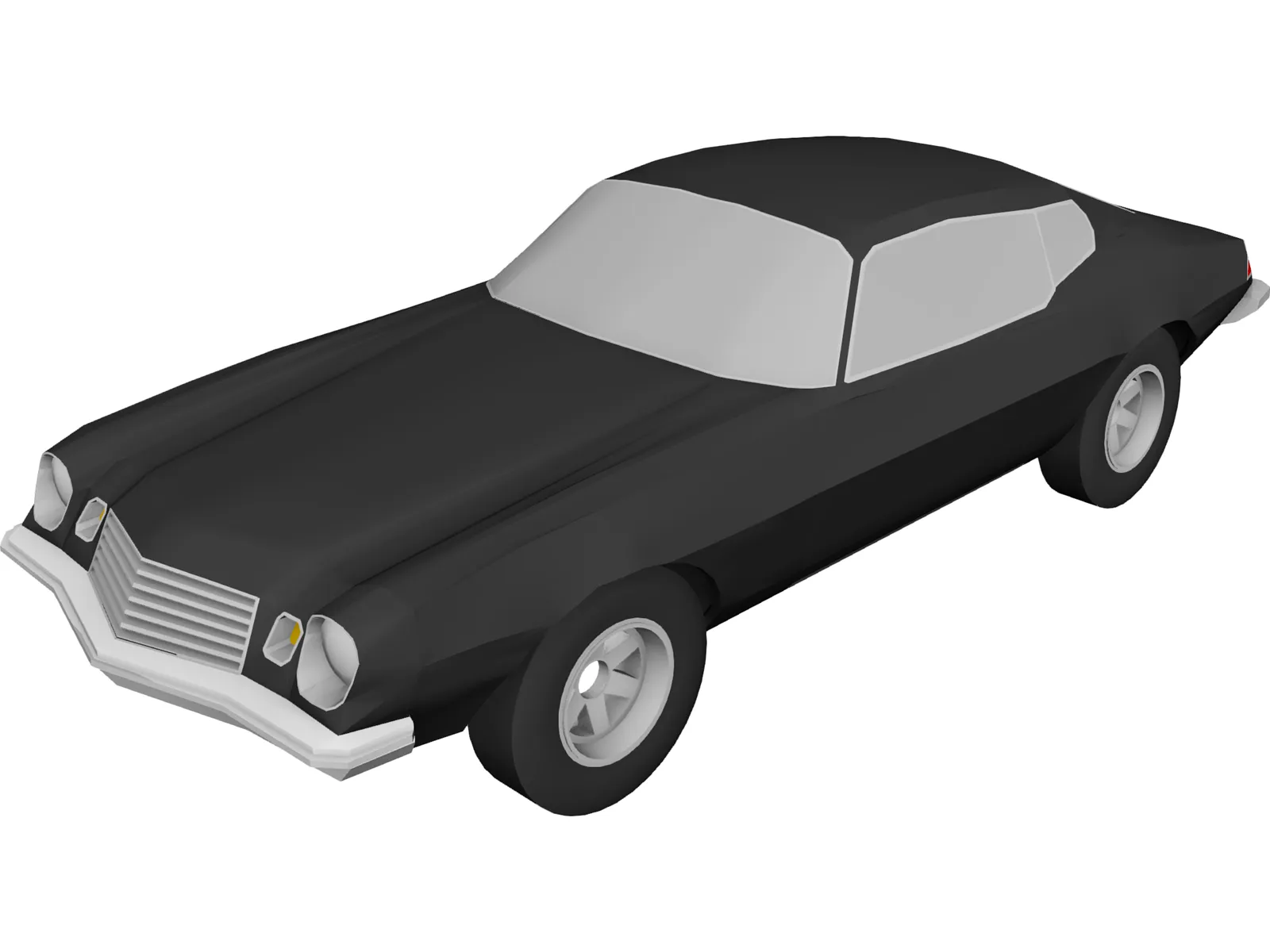 Pontiac Firebird 3D Model main preview