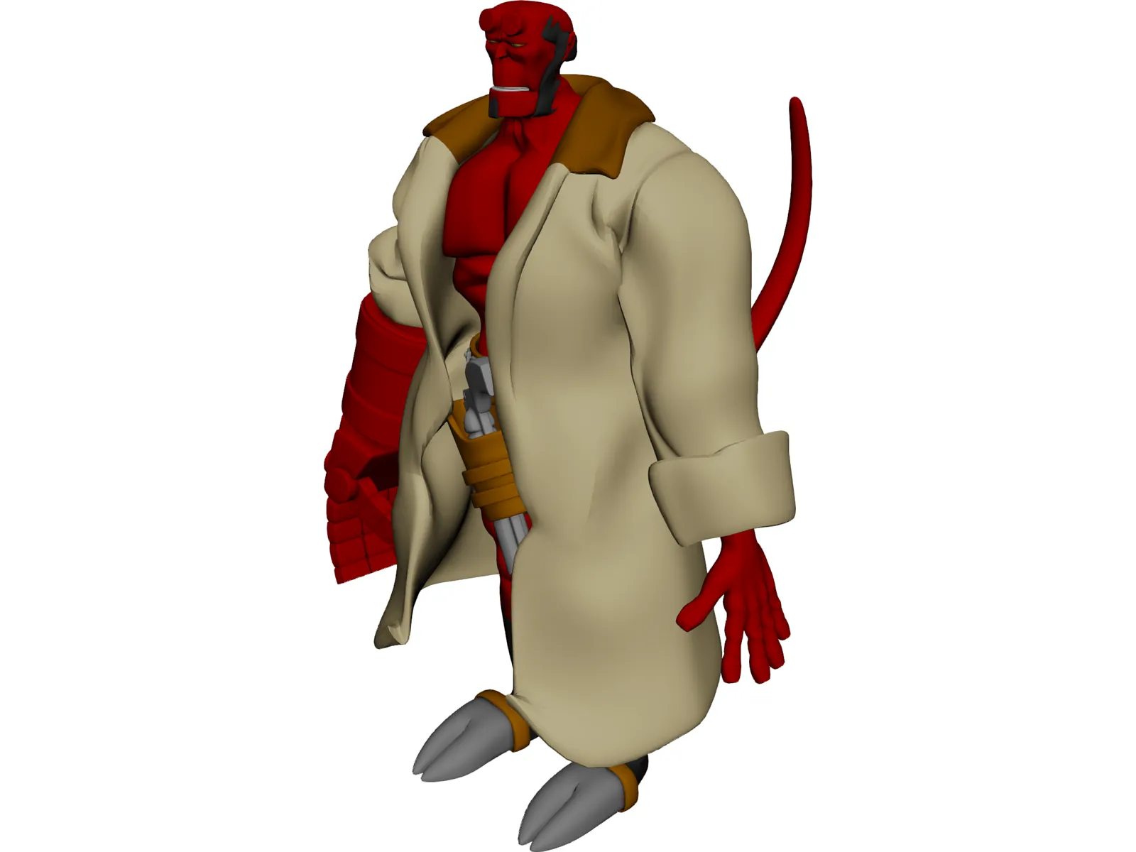 Hellboy 3D Model main preview