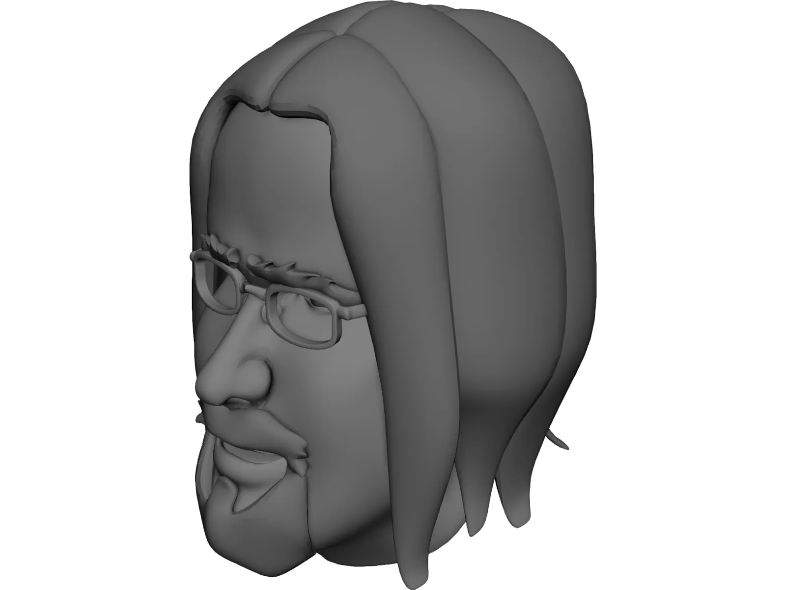 William Cartoon 3D Model main preview