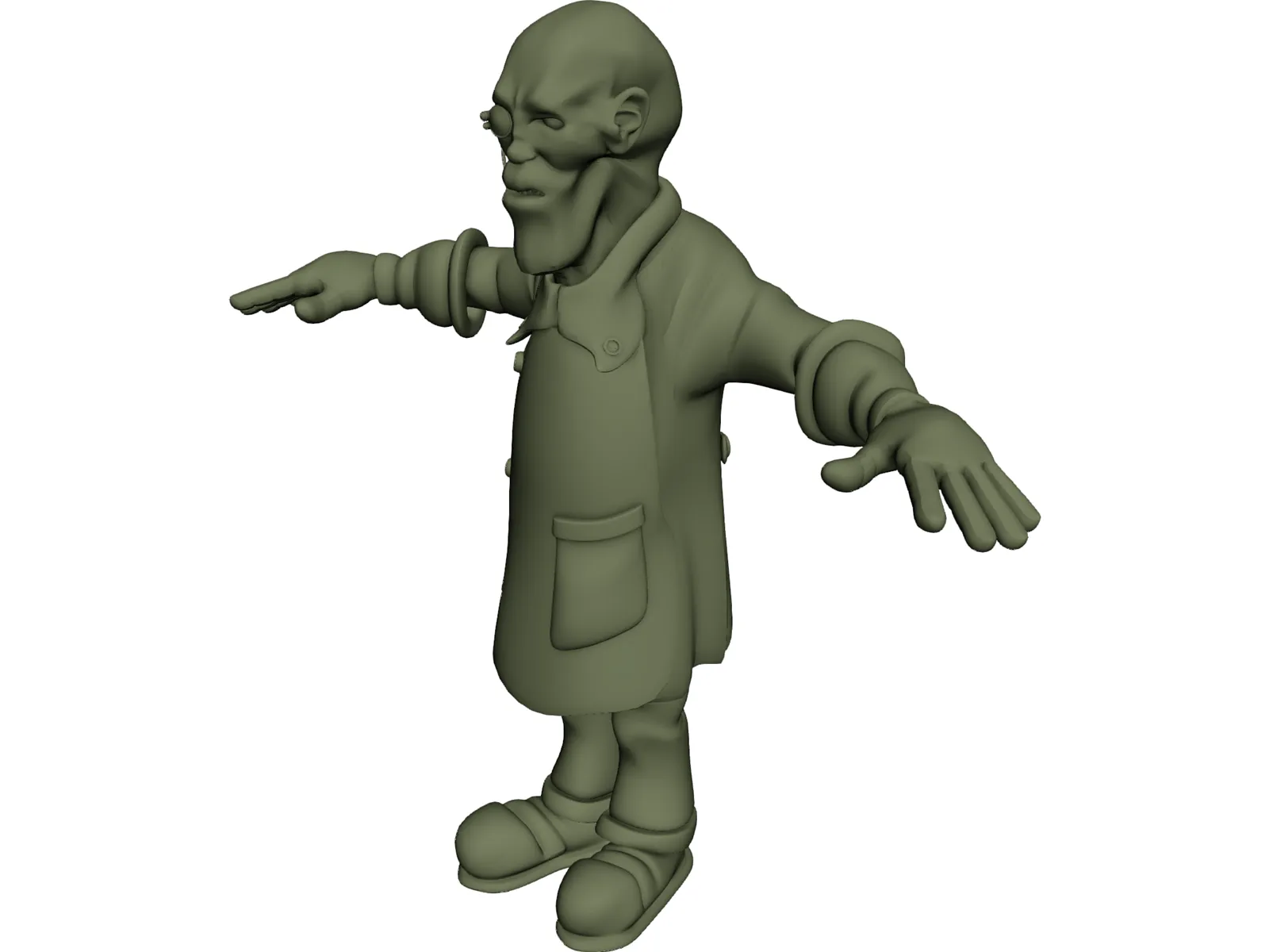 Savantfou 3D Model main preview