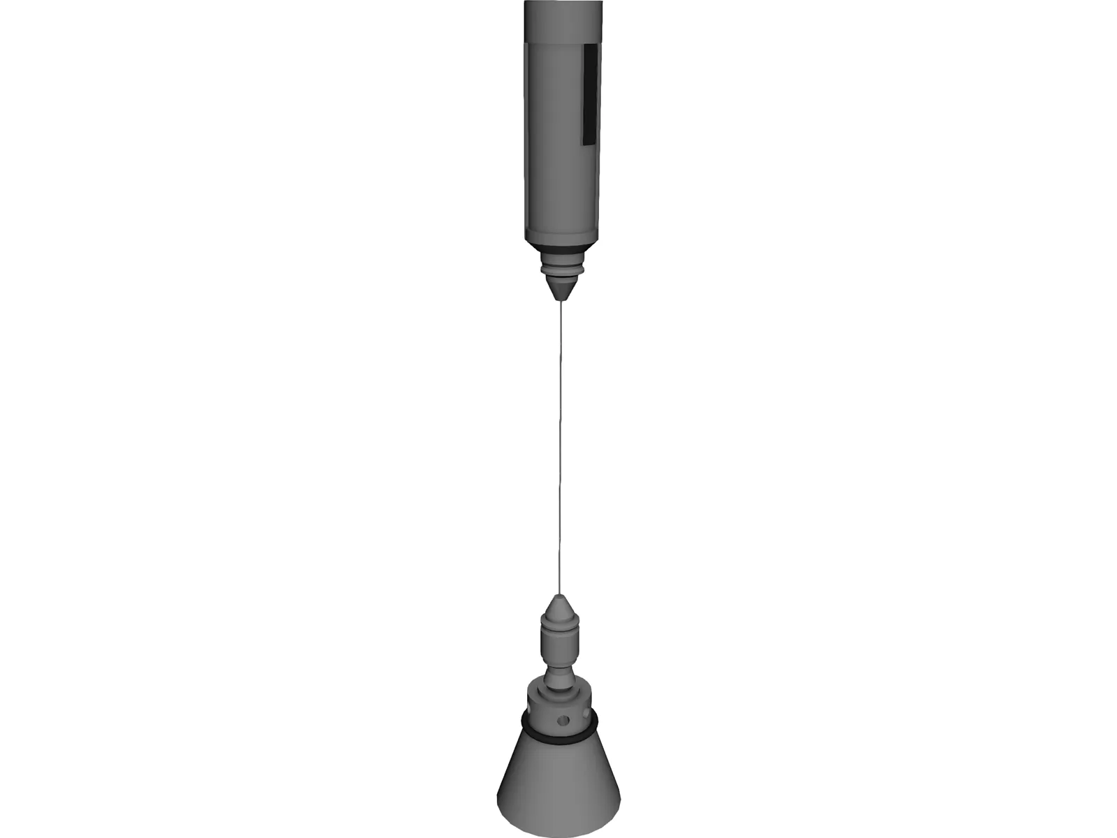 Cable Hung Light 3D Model main preview