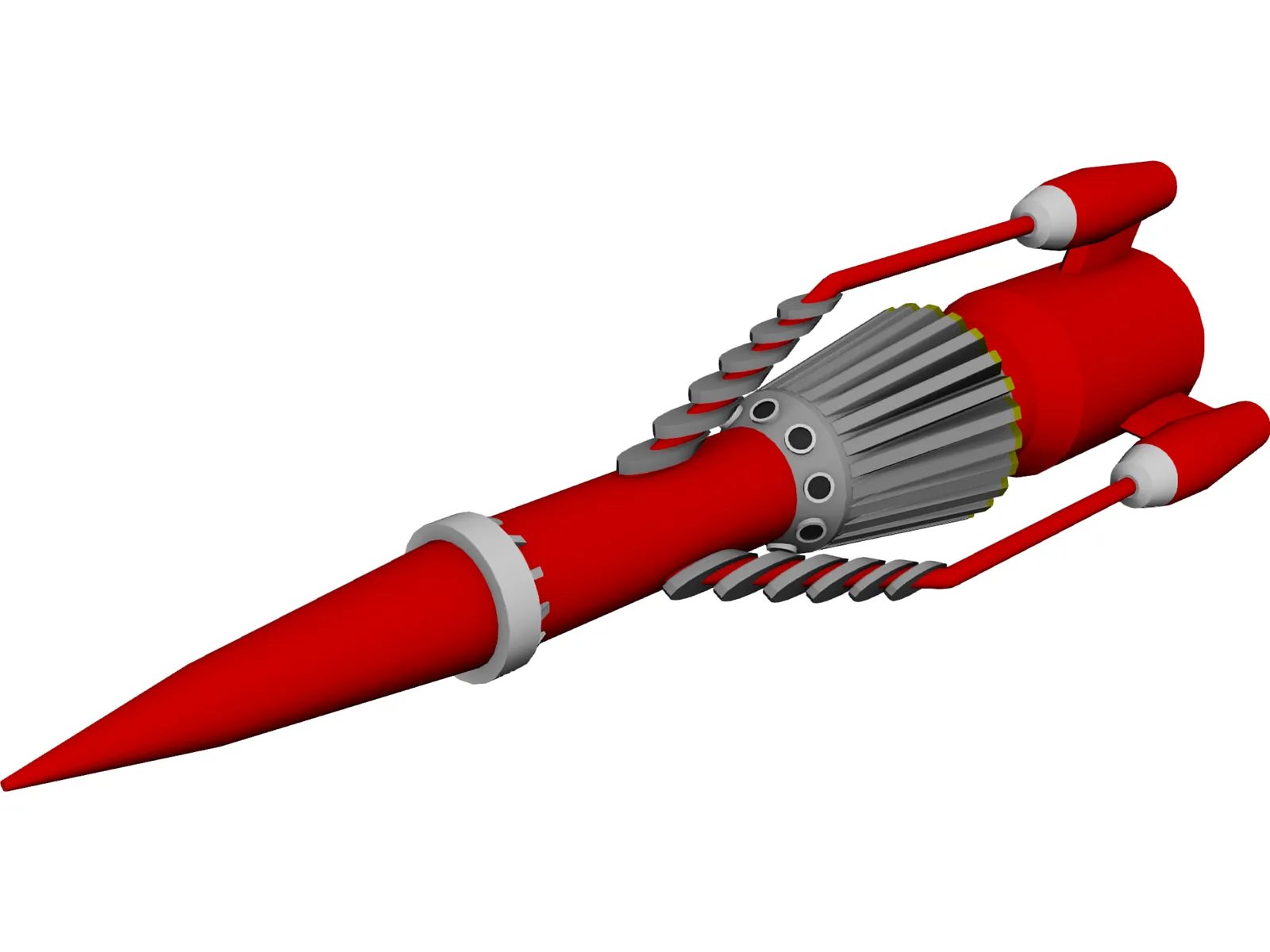 Thunderbird 3D Model main preview