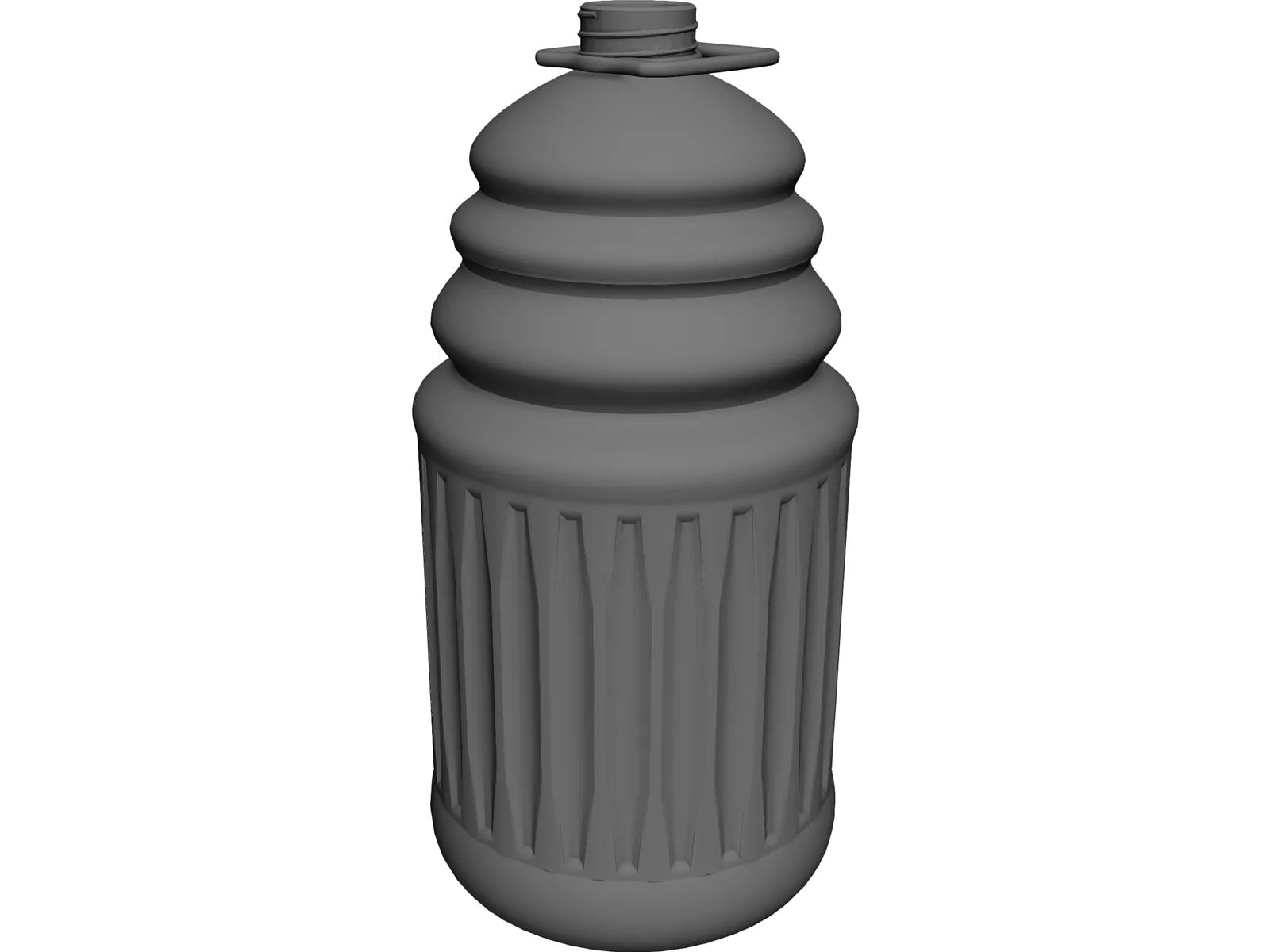 Bottle 128oz 3D Model main preview