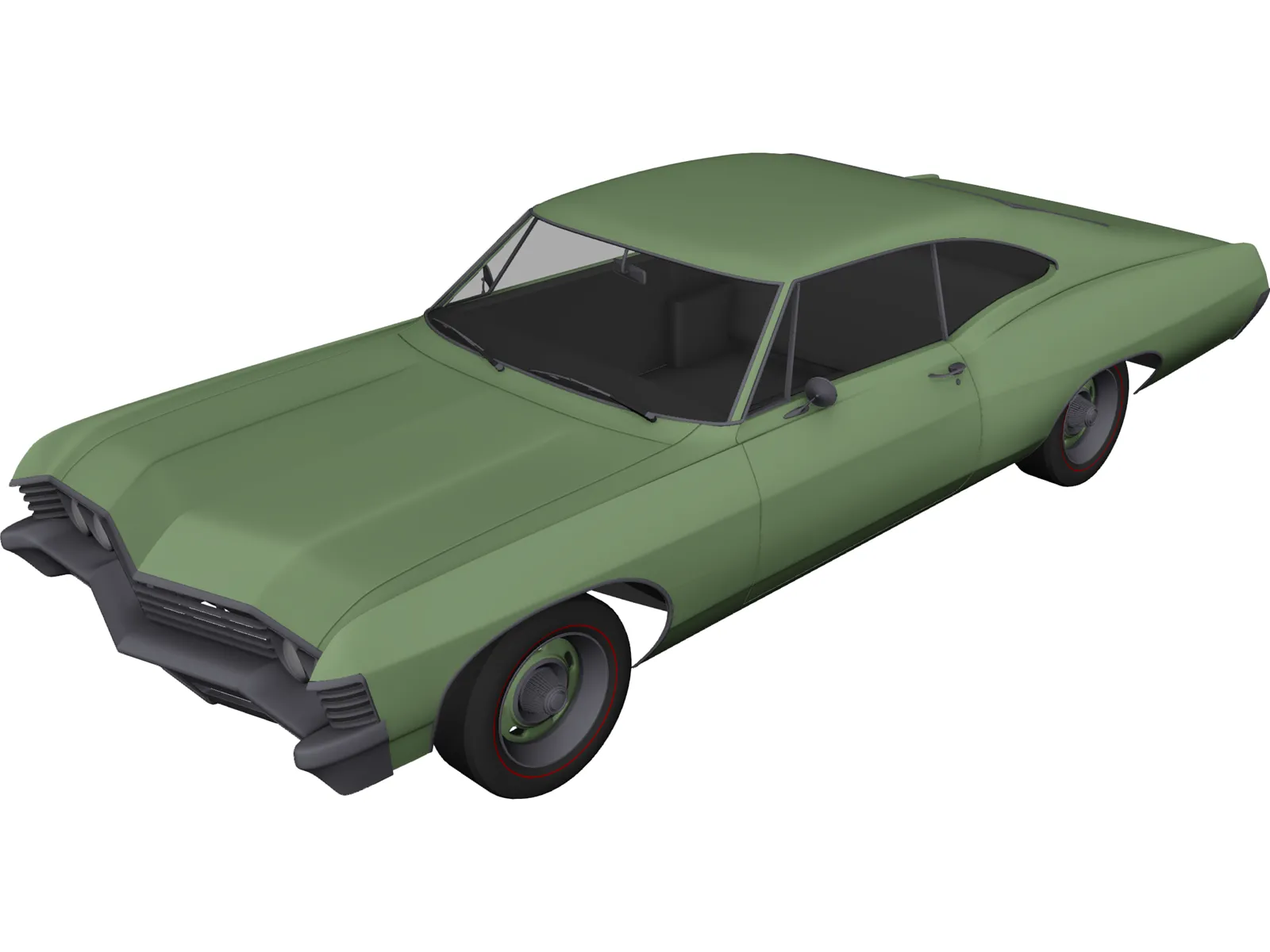 Chevrolet Impala (1963) 3D Model main preview