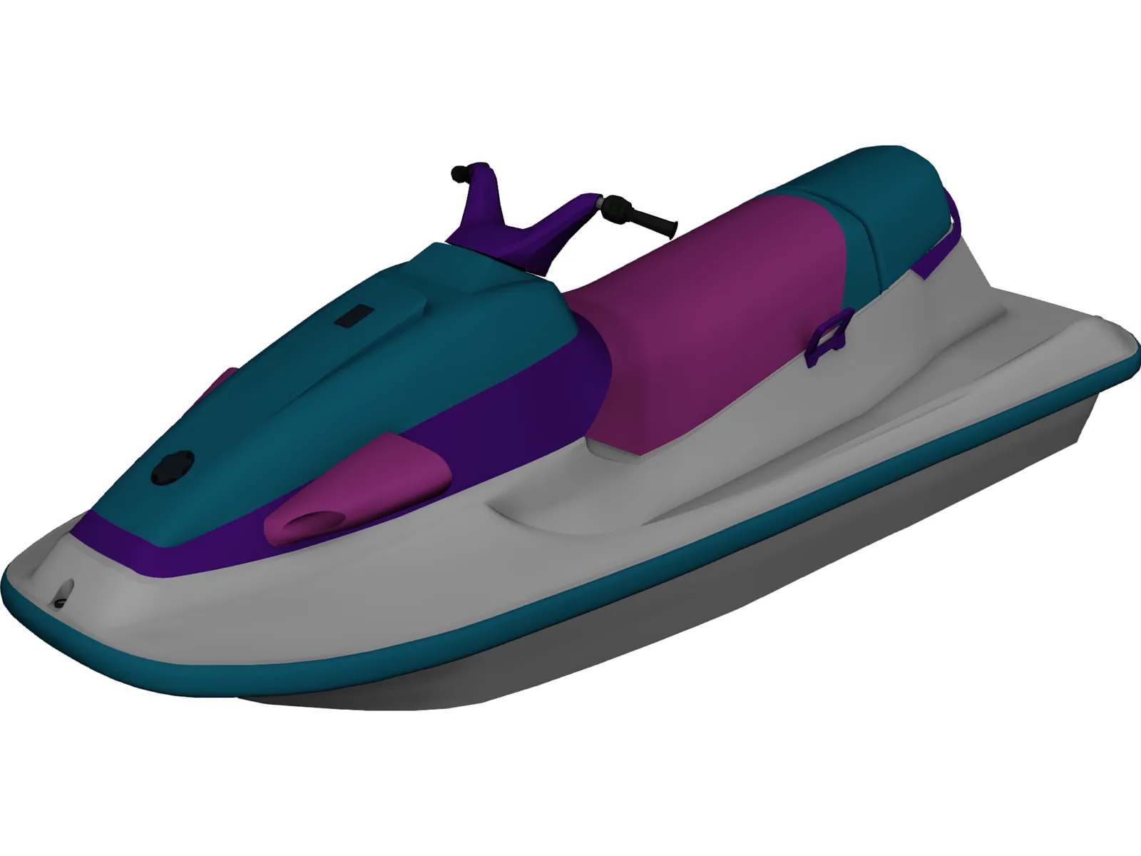 Jet Ski Suzuki 3D Model main preview