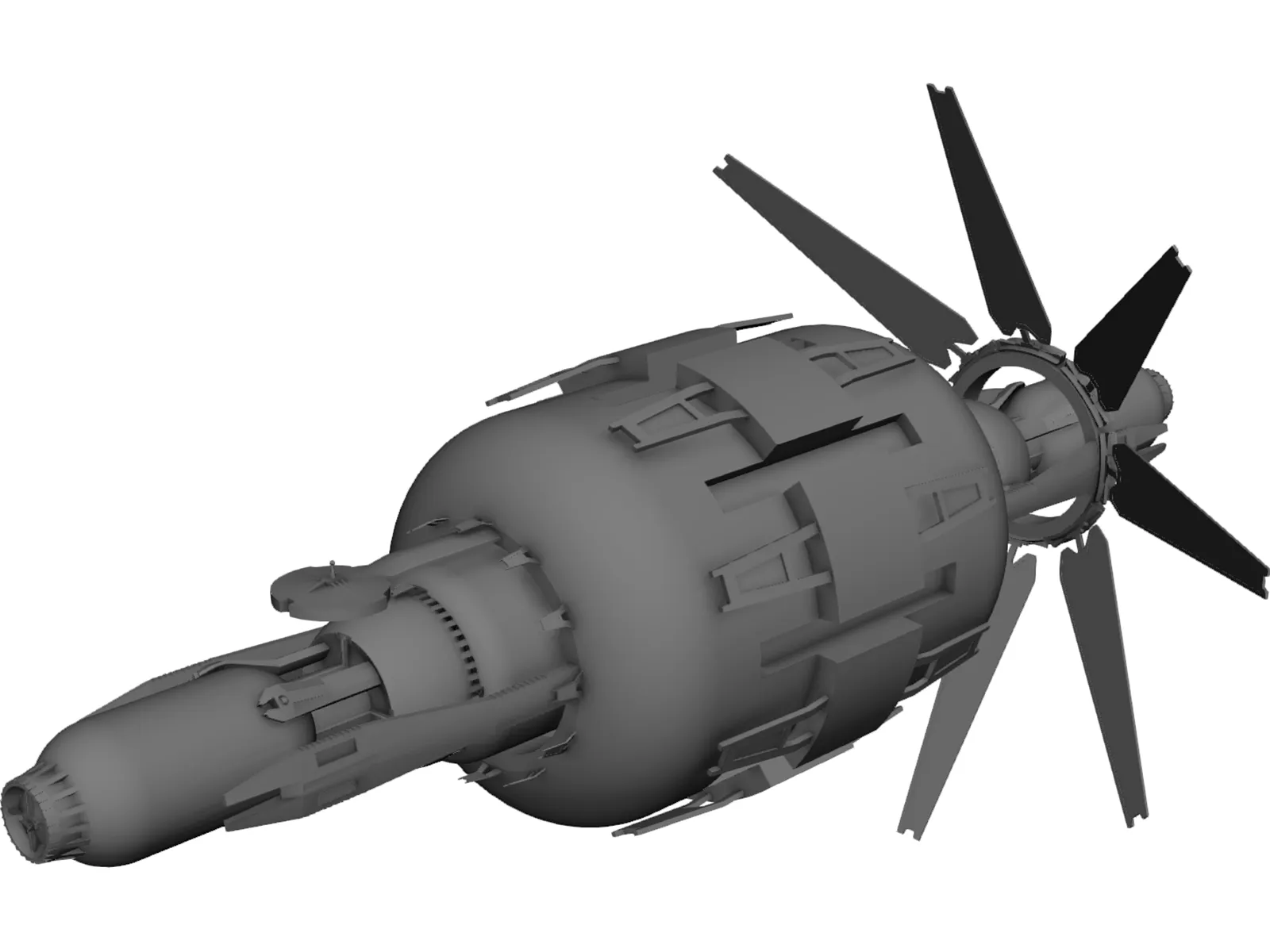 Satellite 3D Model main preview